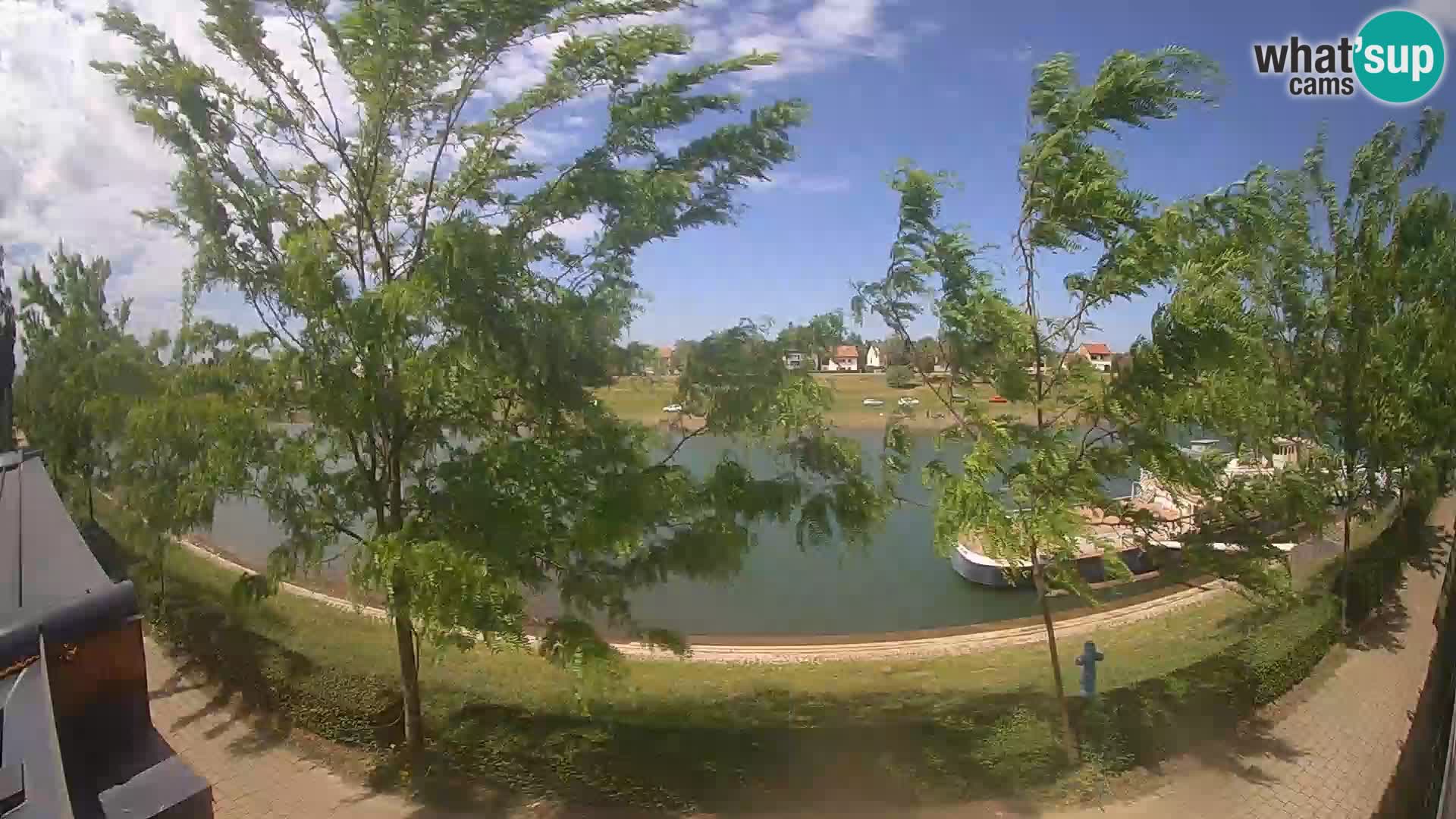 Sisak Live-Webcam Blick auf den Fluss Kolpa – Kroatien