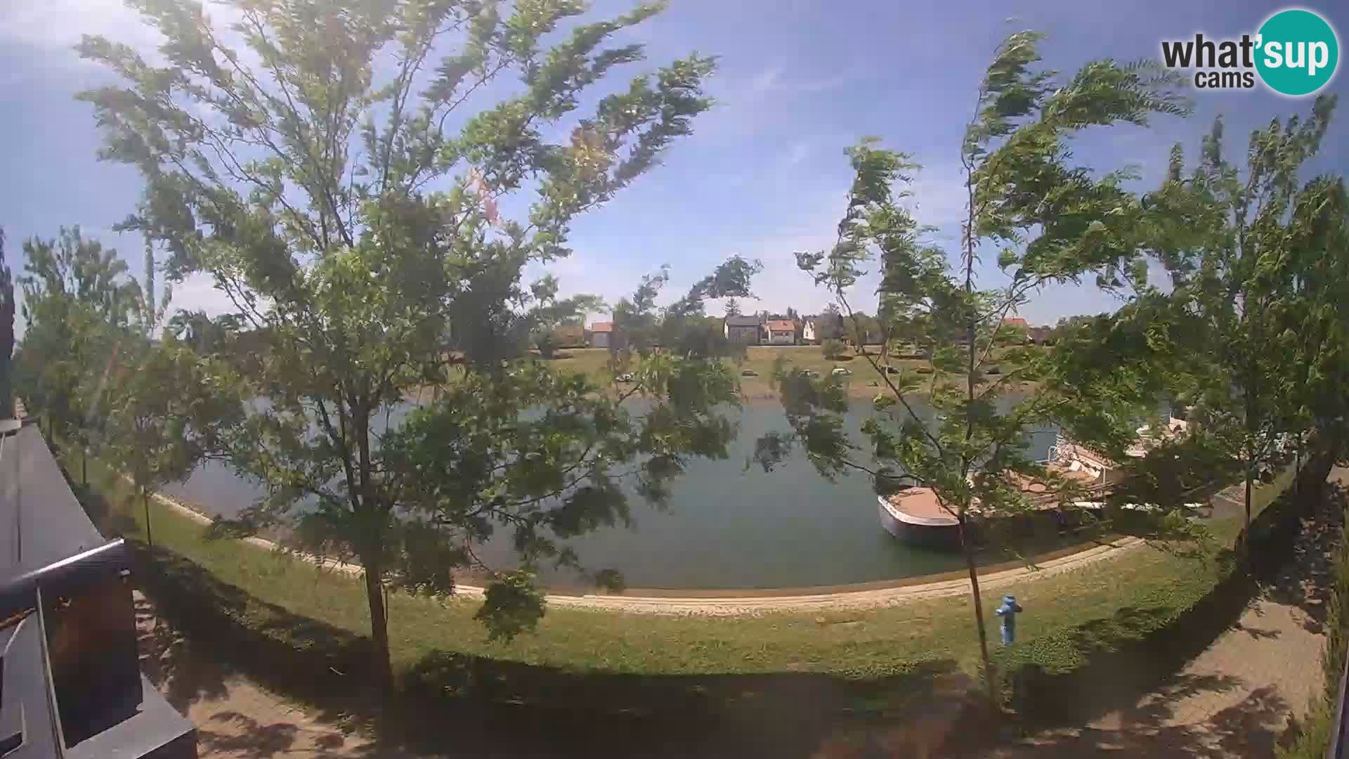 Sisak live webcam pogled na reku Kolpu