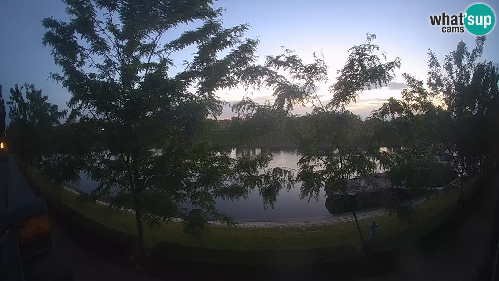 Sisak Live-Webcam Blick auf den Fluss Kolpa – Kroatien