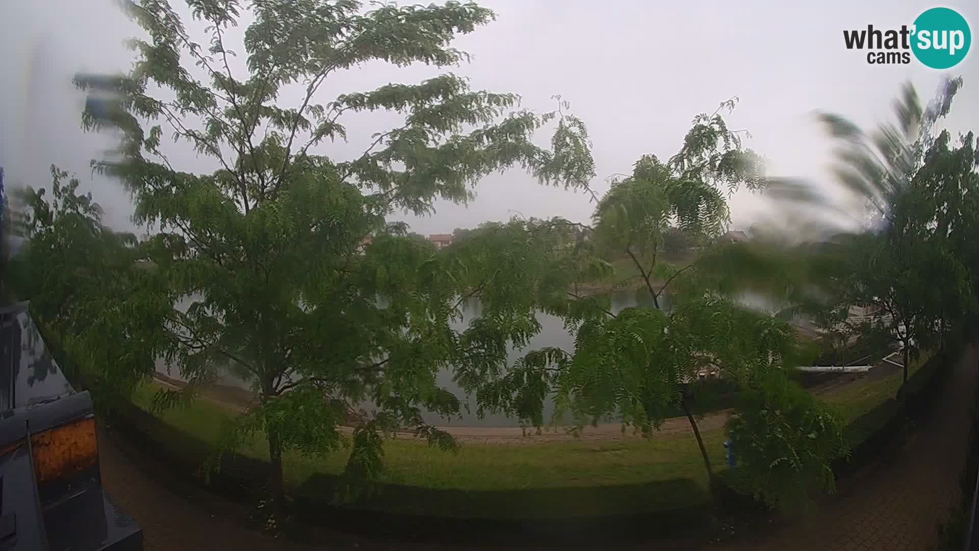 Sisak webcam en direct – vue sur la rivière Kolpa – Croatie