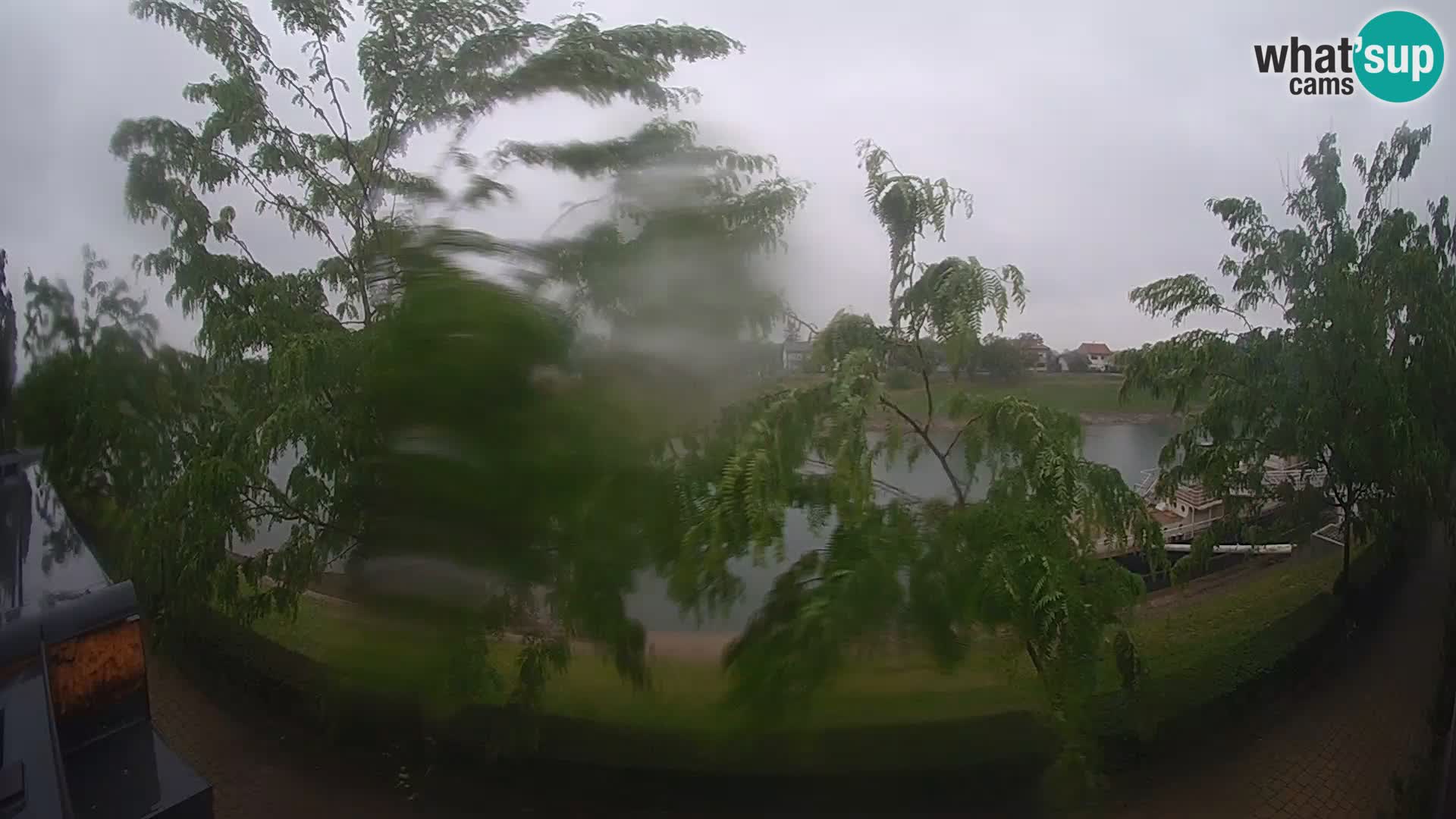 Sisak live webcam Kolpa river view – Croatia