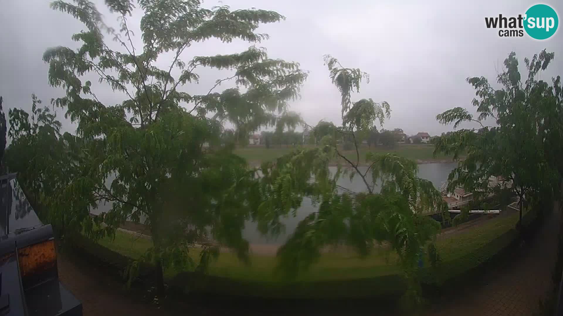 Sisak Live-Webcam Blick auf den Fluss Kolpa – Kroatien