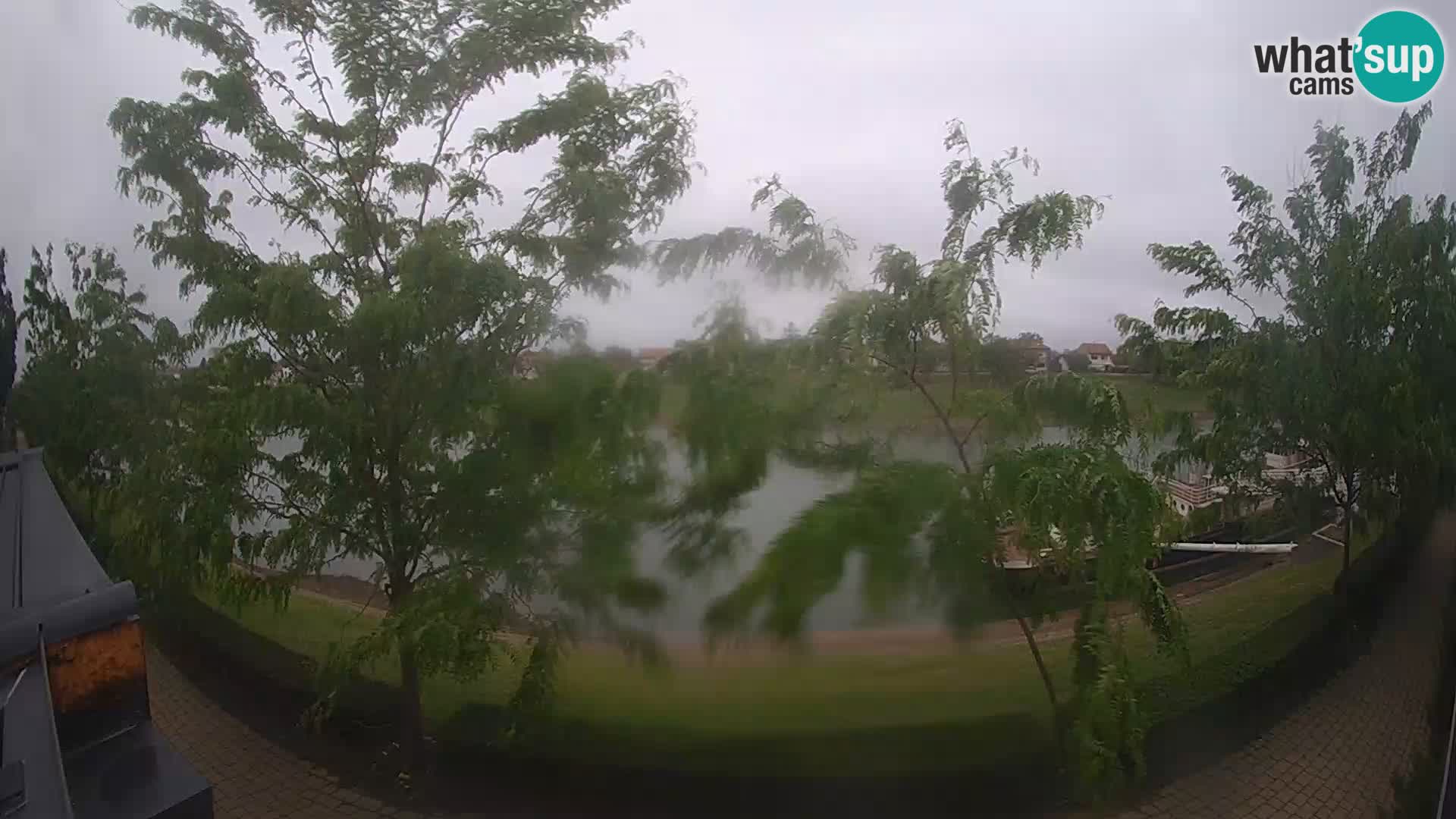 Sisak live webcam – vista sul fiume Kolpa – Croazia