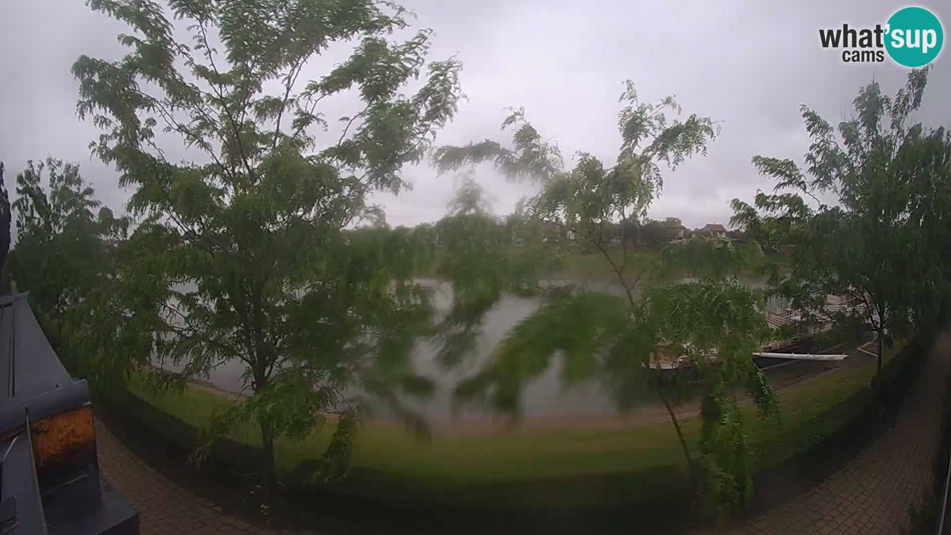 Sisak webcam en vivo Kolpa river view – Croacia