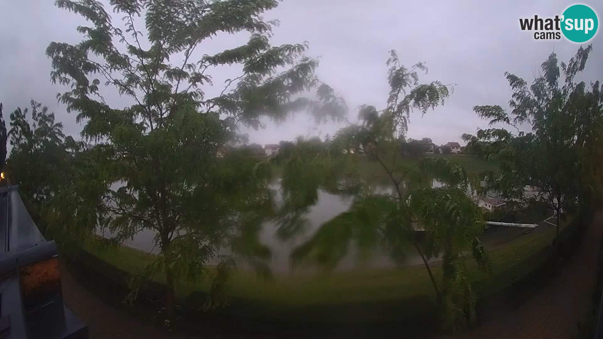 Sisak live webcam Kolpa river view – Croatia