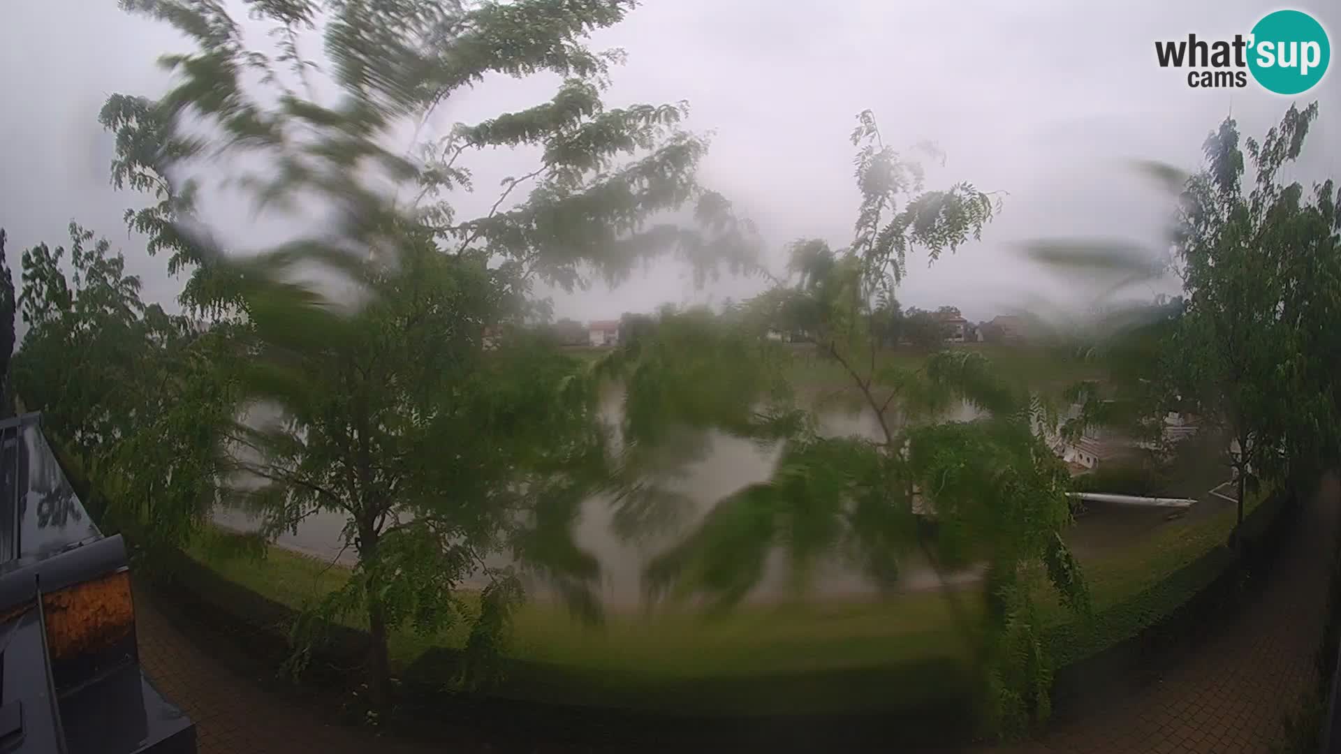 Sisak live webcam Kolpa river view – Croatia