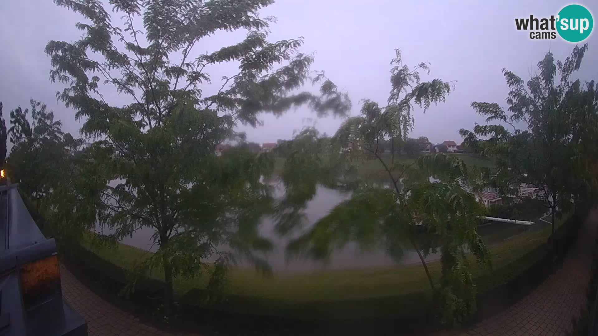 Sisak webcam en direct – vue sur la rivière Kolpa – Croatie