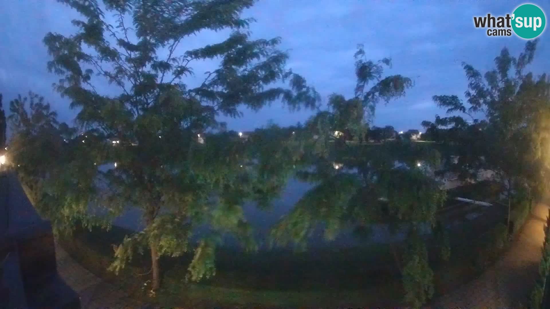 Sisak live webcam – vista sul fiume Kolpa – Croazia