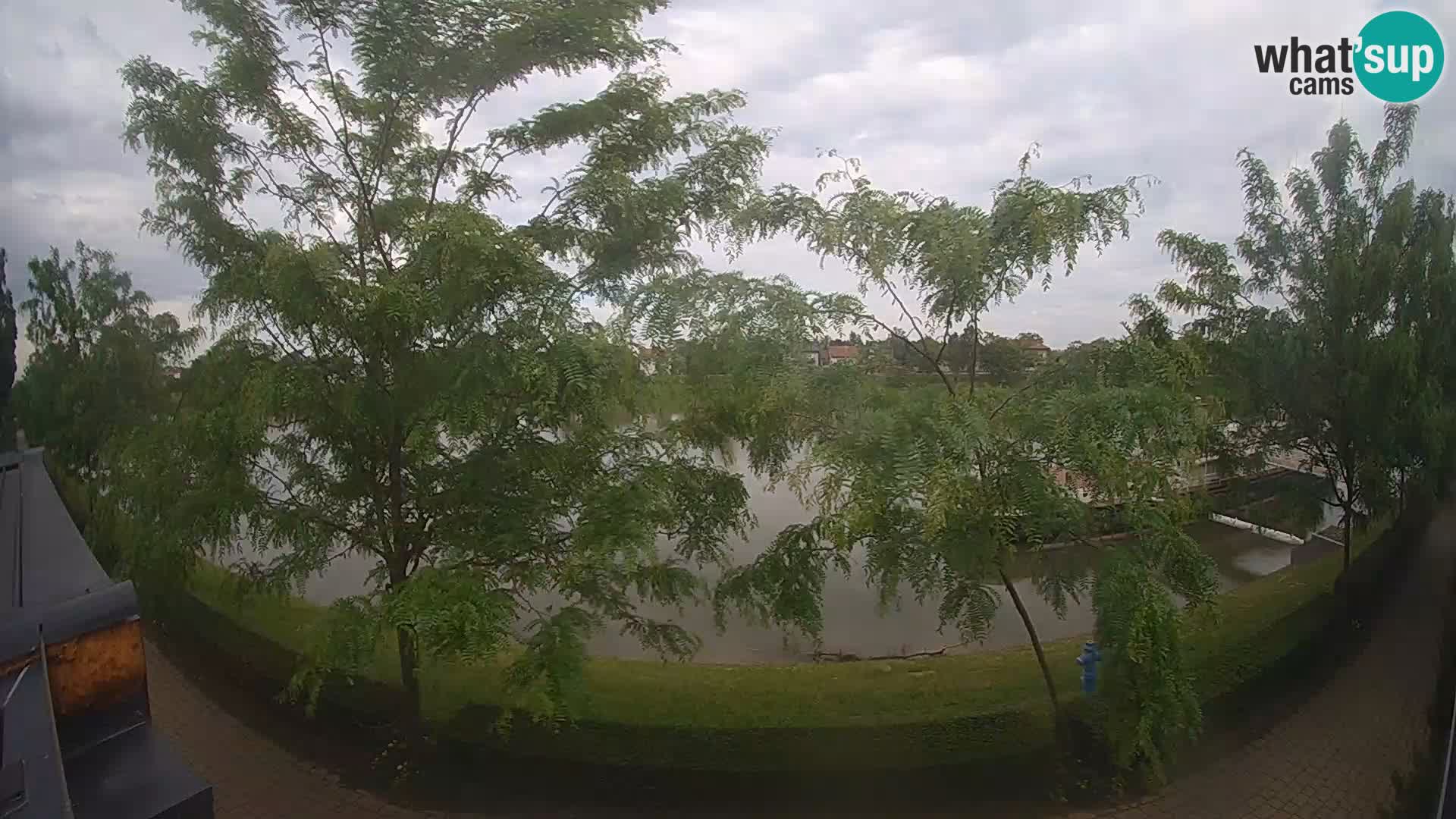 Sisak live webcam Kolpa river view – Croatia