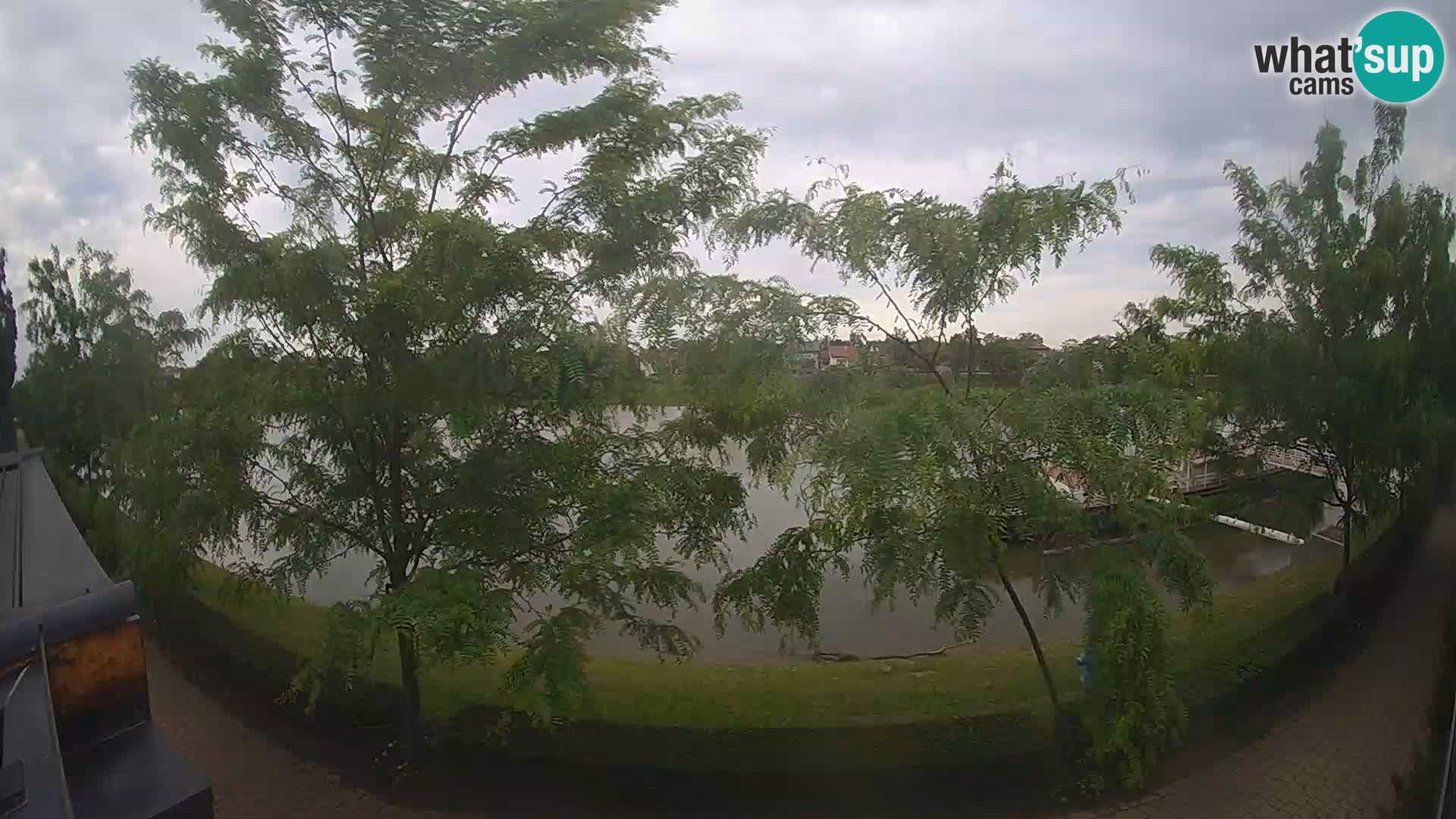 Sisak webcam en direct – vue sur la rivière Kolpa – Croatie