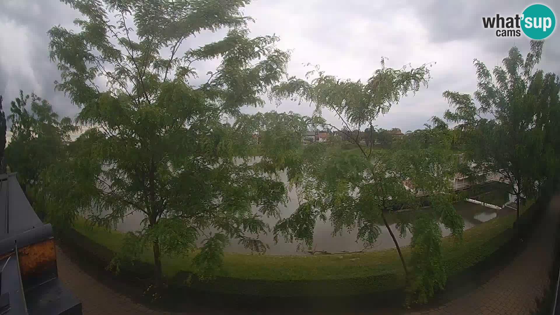 Sisak live webcam – vista sul fiume Kolpa – Croazia