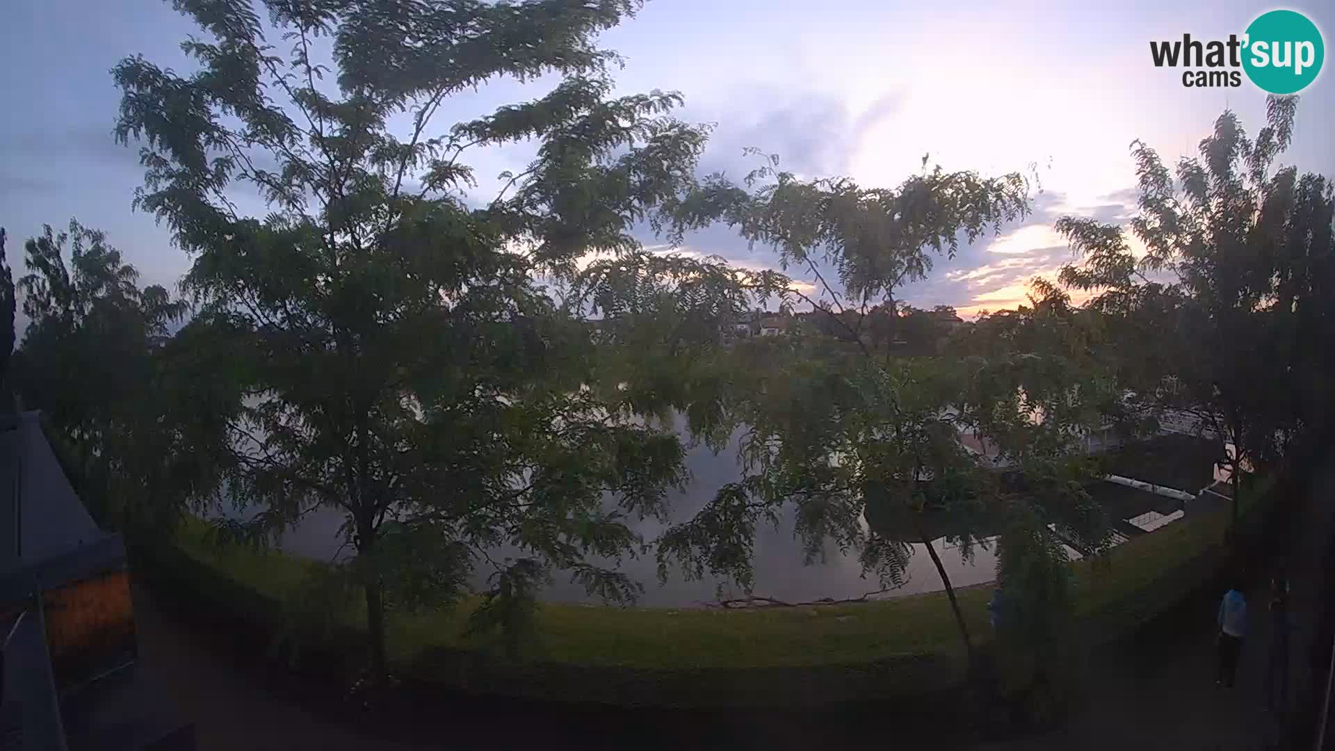 Sisak Live-Webcam Blick auf den Fluss Kolpa – Kroatien