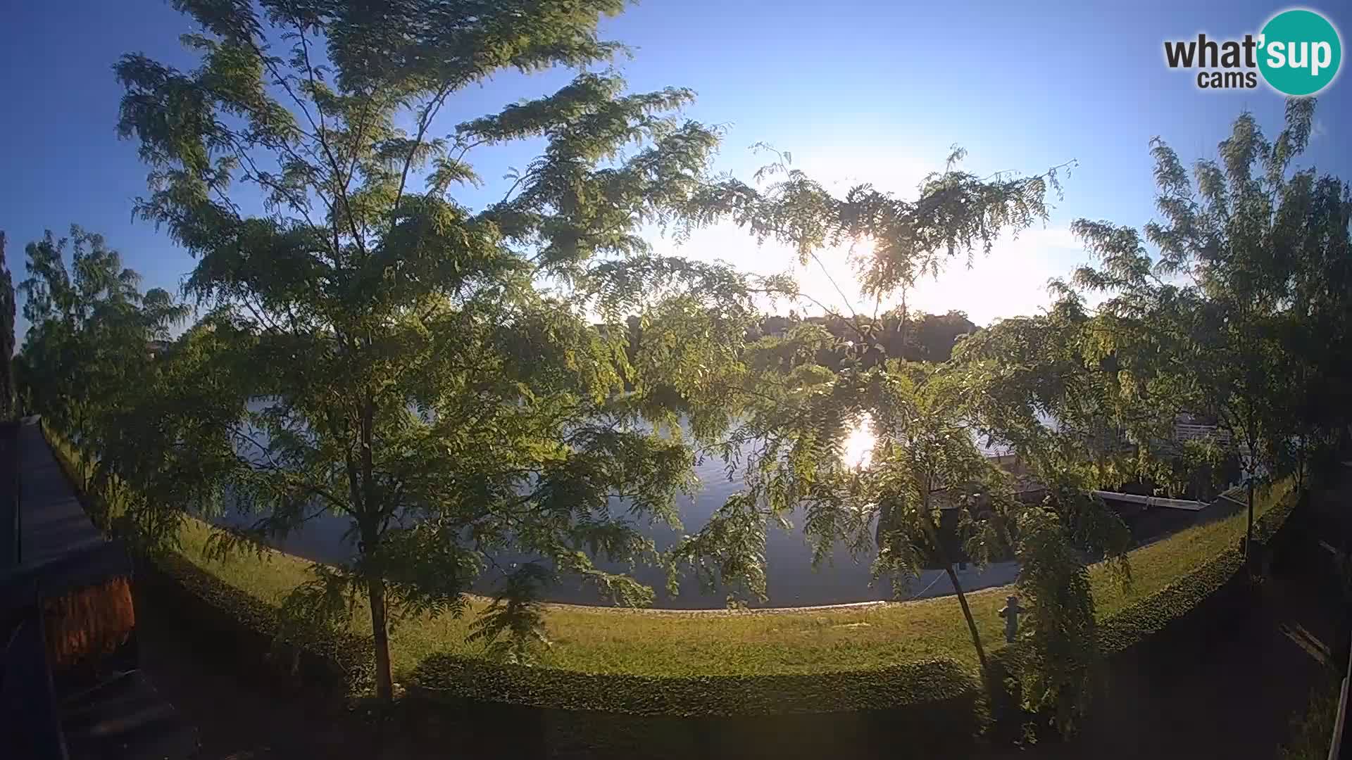 Sisak Live-Webcam Blick auf den Fluss Kolpa – Kroatien