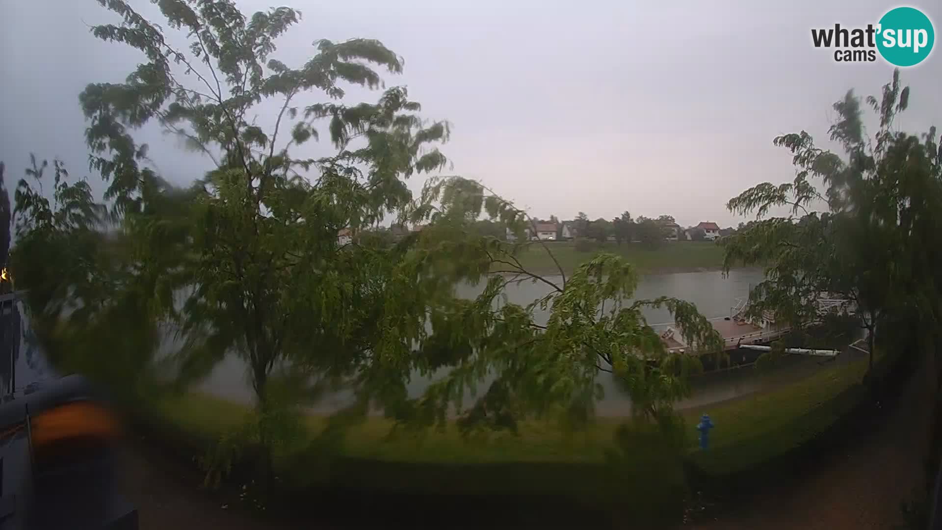 Sisak live webcam Kolpa river view – Croatia