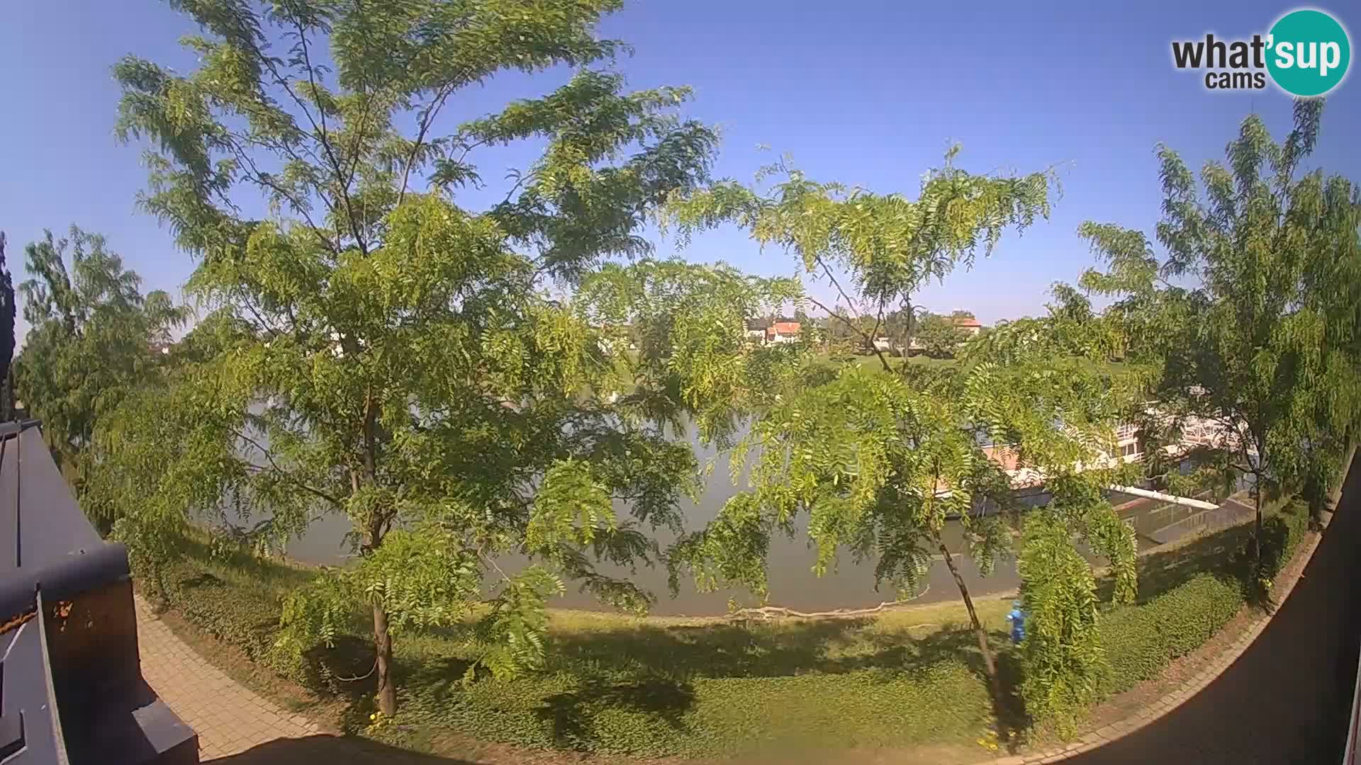 Sisak webcam en direct – vue sur la rivière Kolpa – Croatie