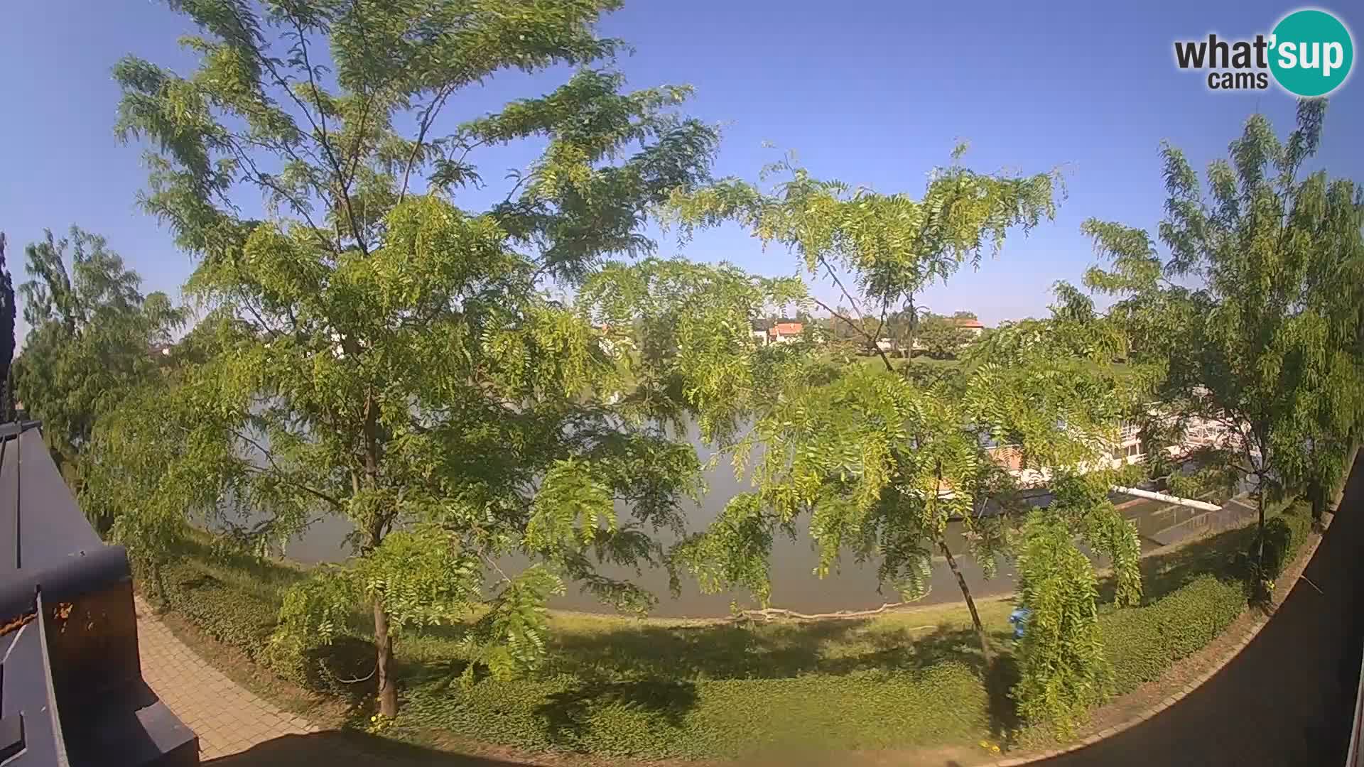 Sisak Live-Webcam Blick auf den Fluss Kolpa – Kroatien