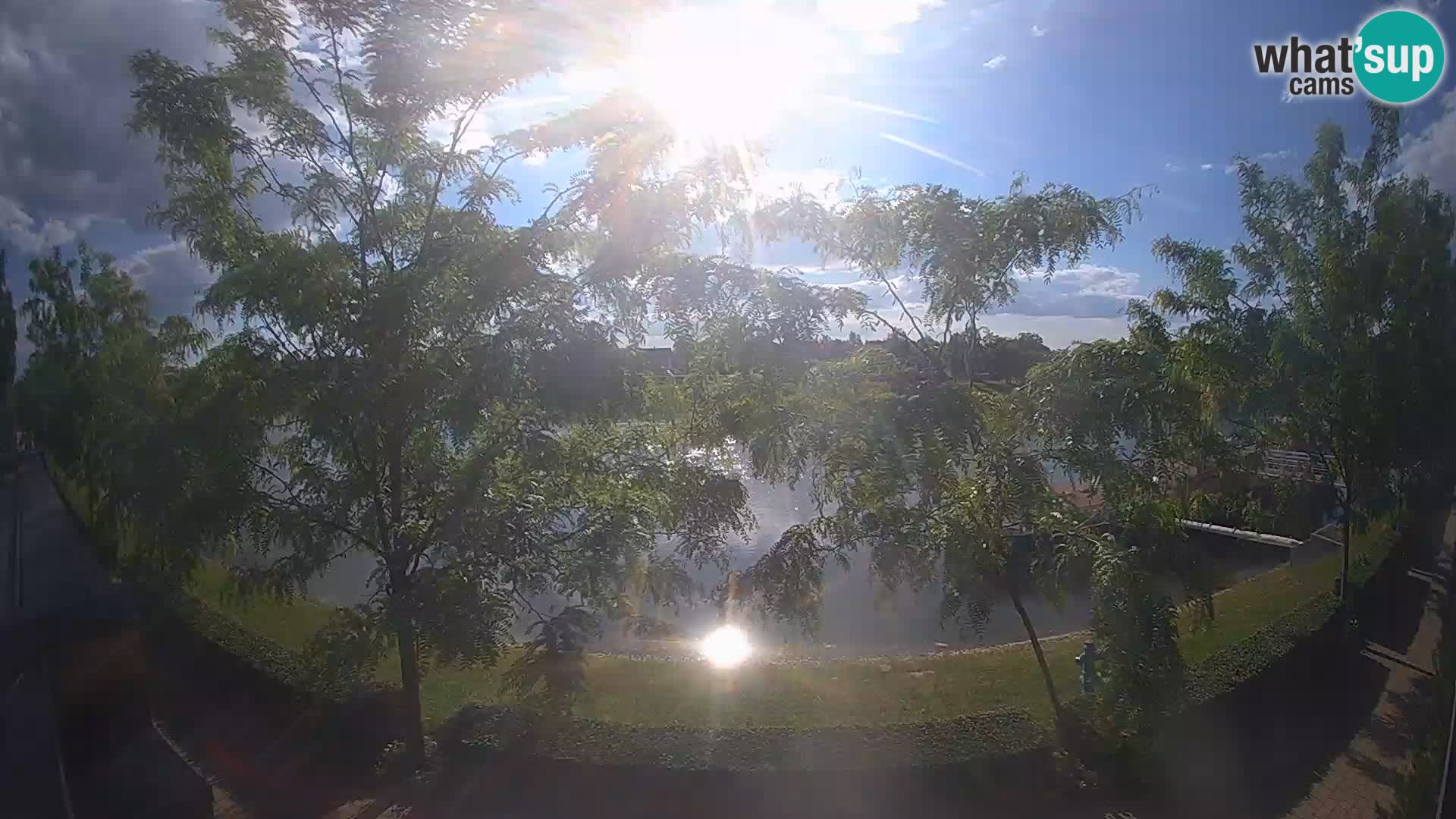 Sisak live webcam Kolpa river view – Croatia