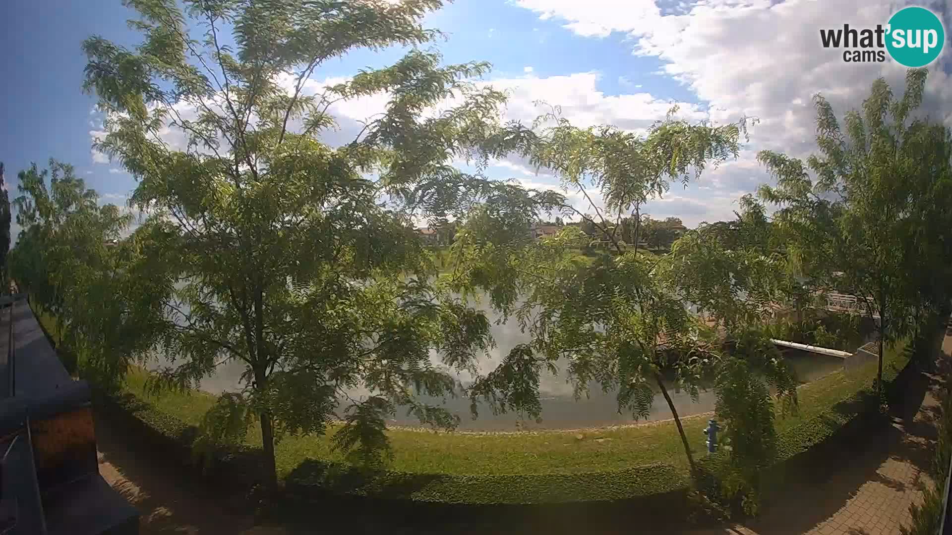 Sisak live webcam pogled na reku Kolpu