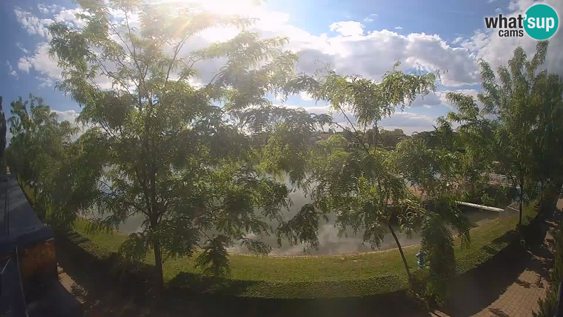 Sisak webcam en direct – vue sur la rivière Kolpa – Croatie