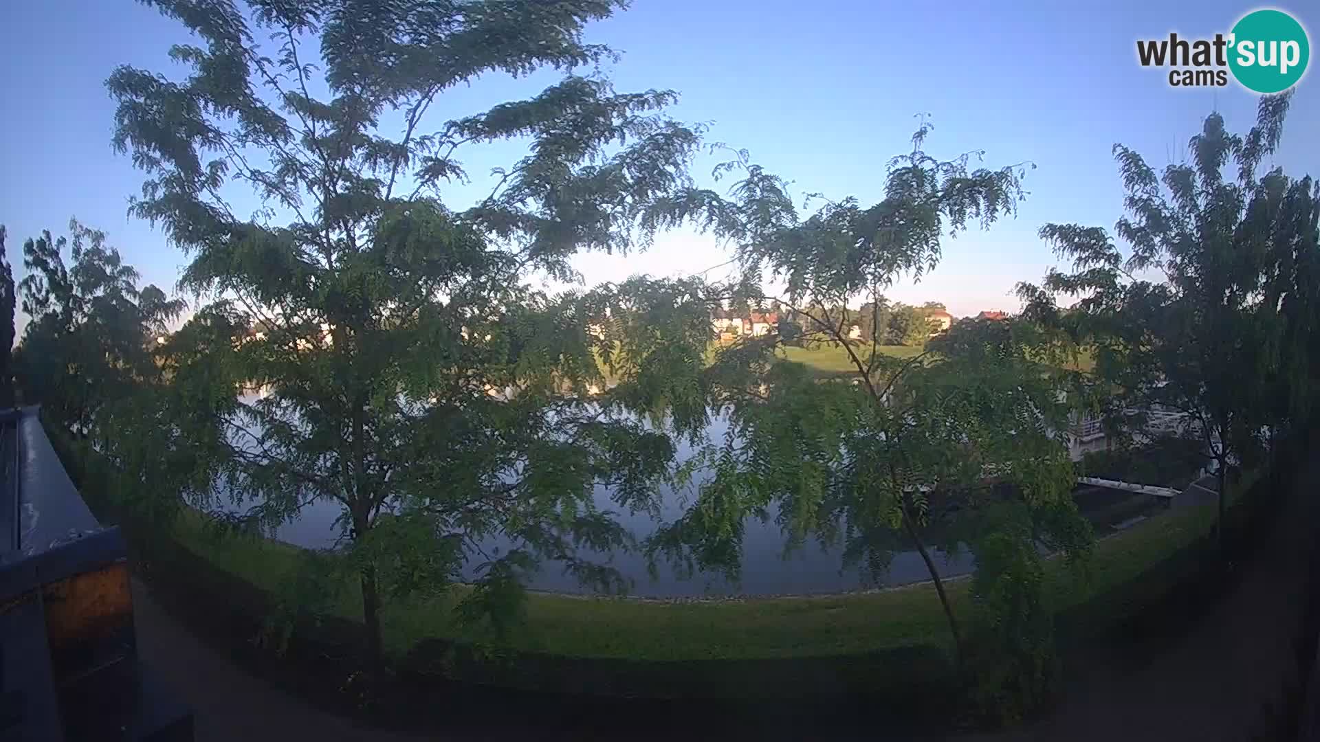 Sisak live webcam pogled na reku Kolpu