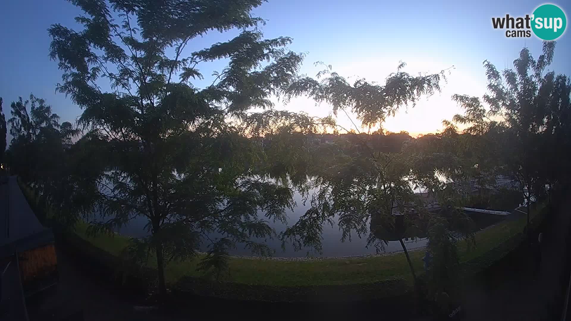 Sisak live webcam Kolpa river view – Croatia