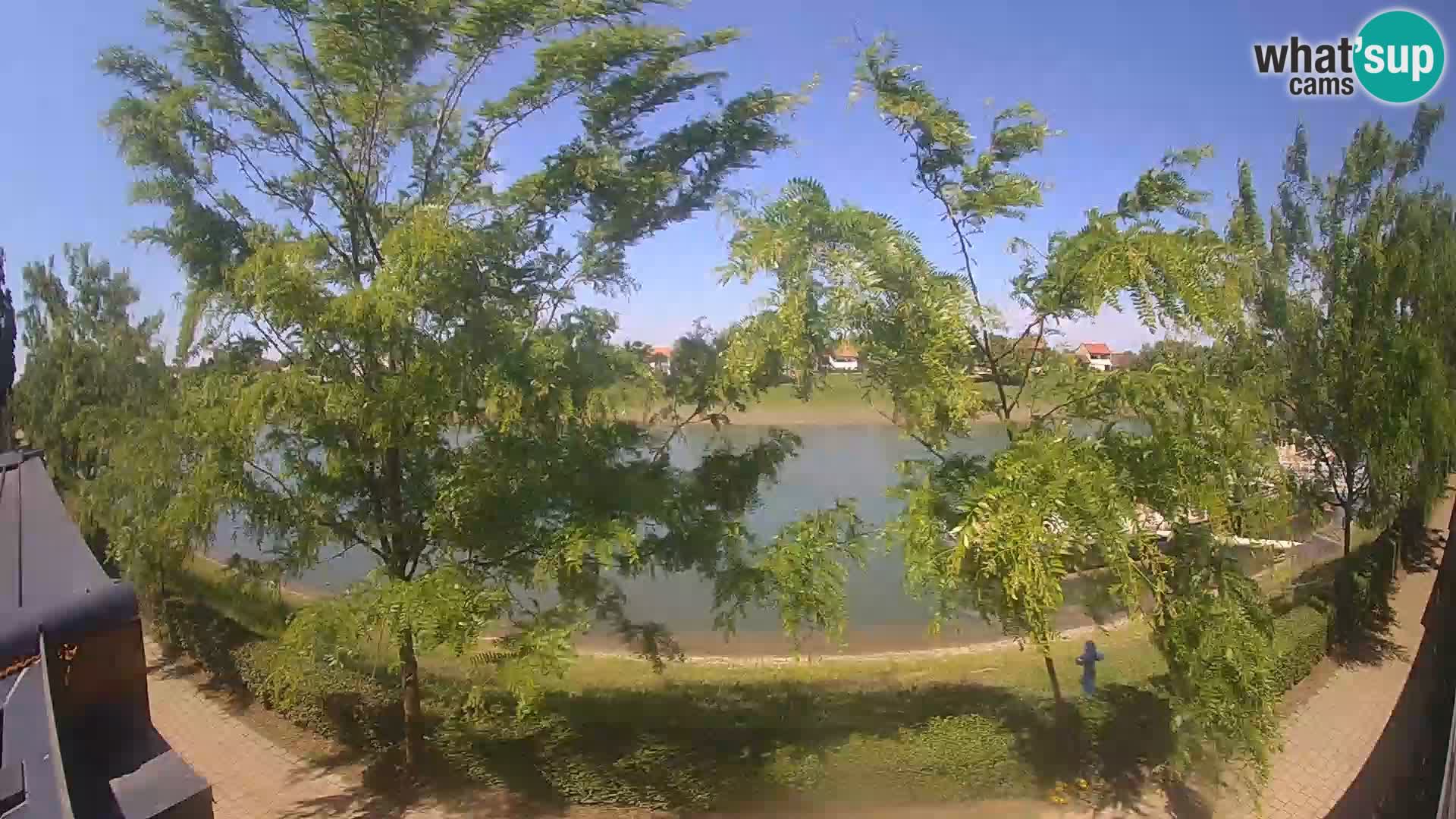 Sisak Live-Webcam Blick auf den Fluss Kolpa – Kroatien