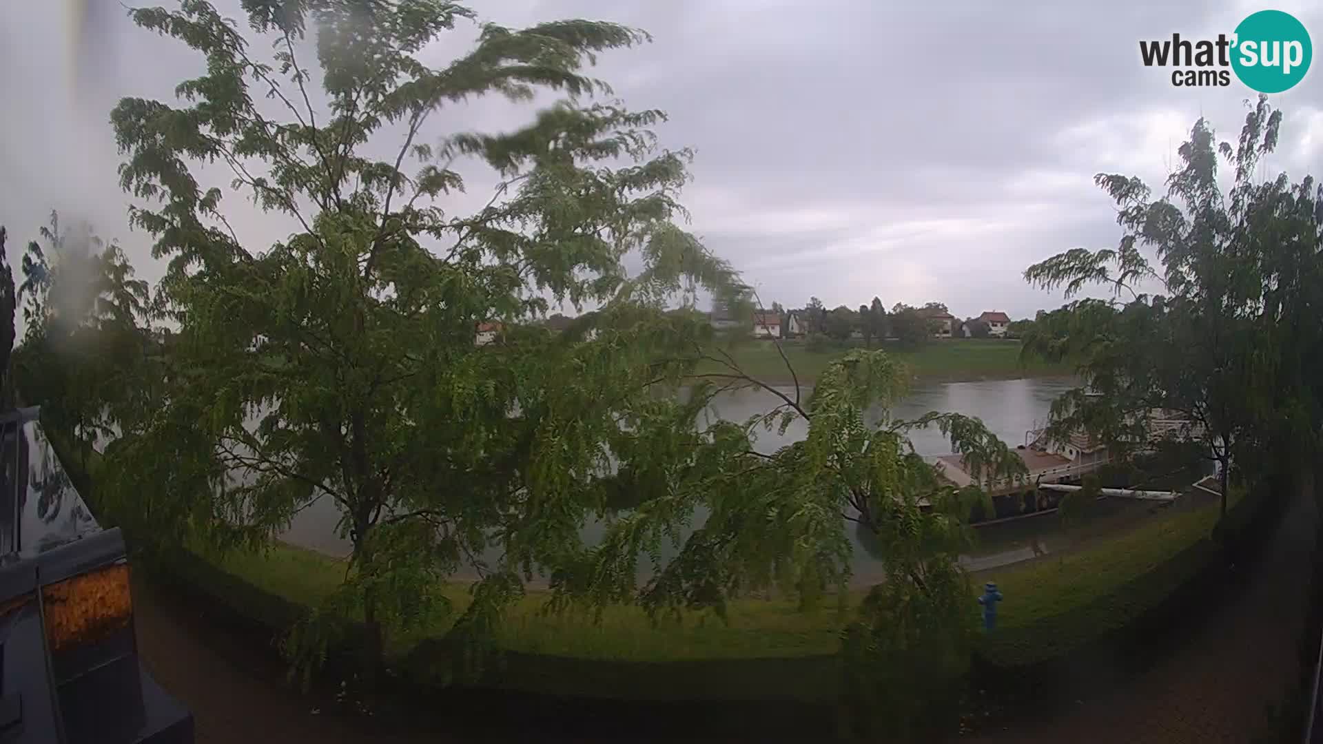 Sisak live webcam Kolpa river view – Croatia