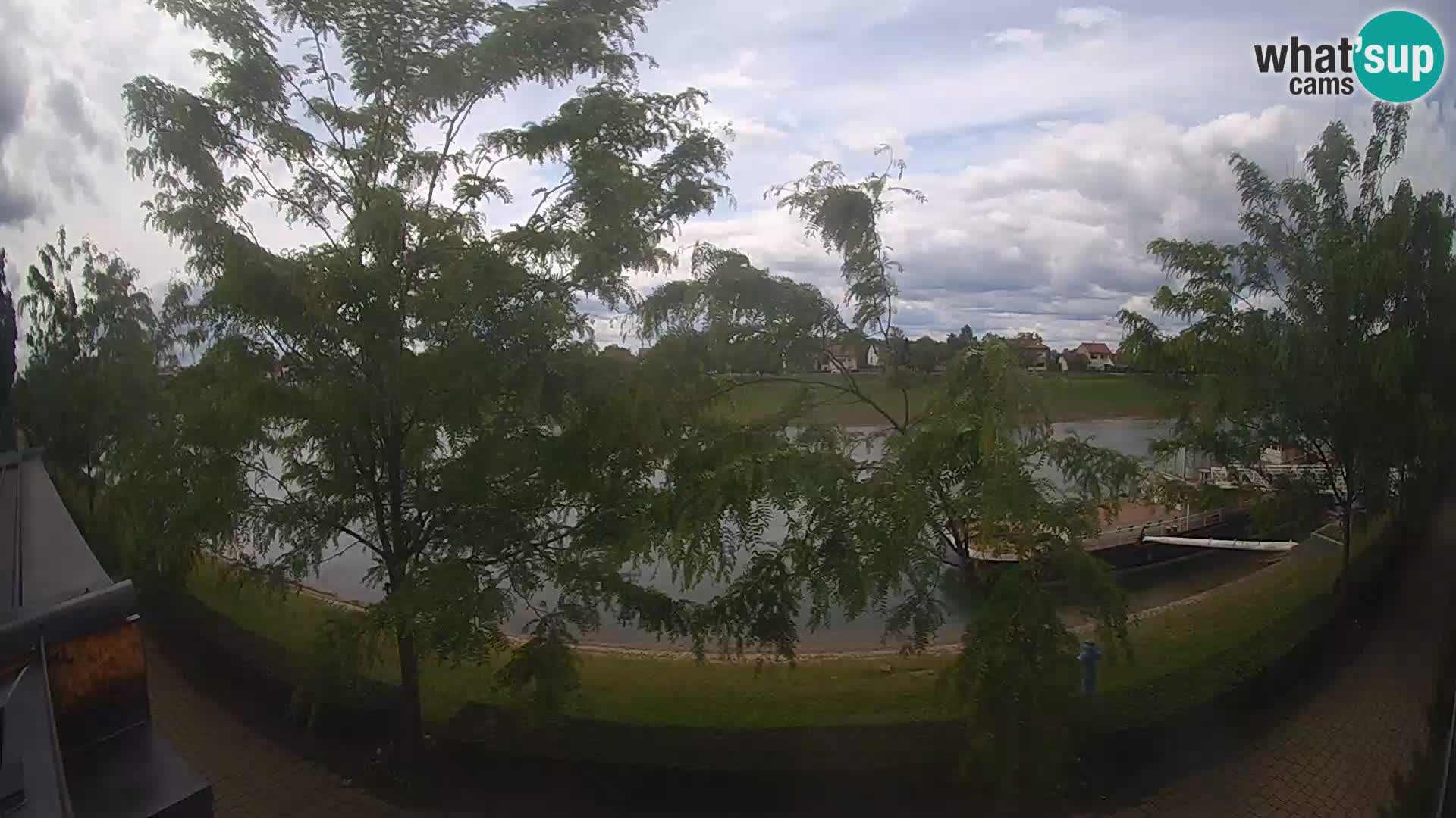 Sisak live webcam pogled na reku Kolpu