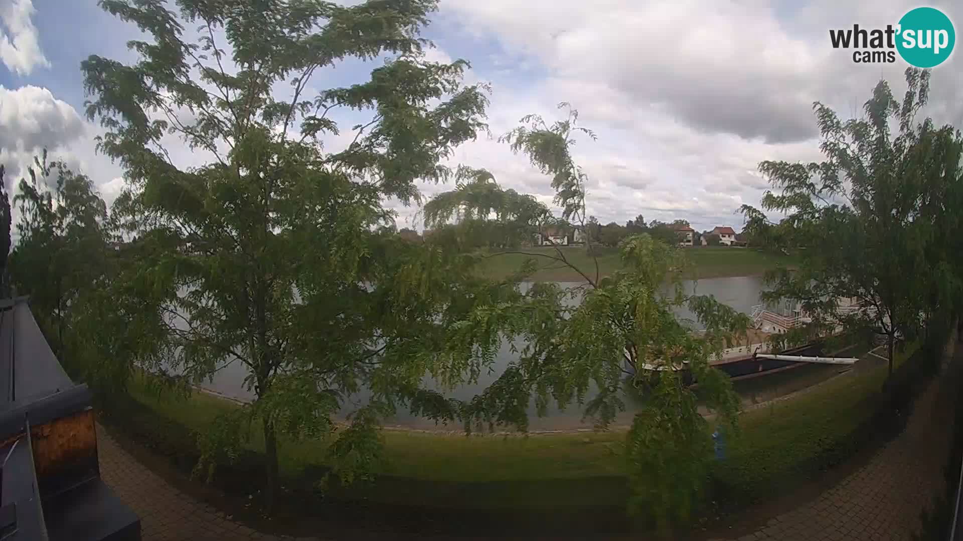 Sisak webcam en vivo Kolpa river view – Croacia