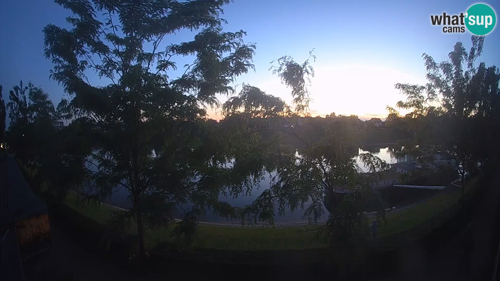 Sisak webcam en direct – vue sur la rivière Kolpa – Croatie