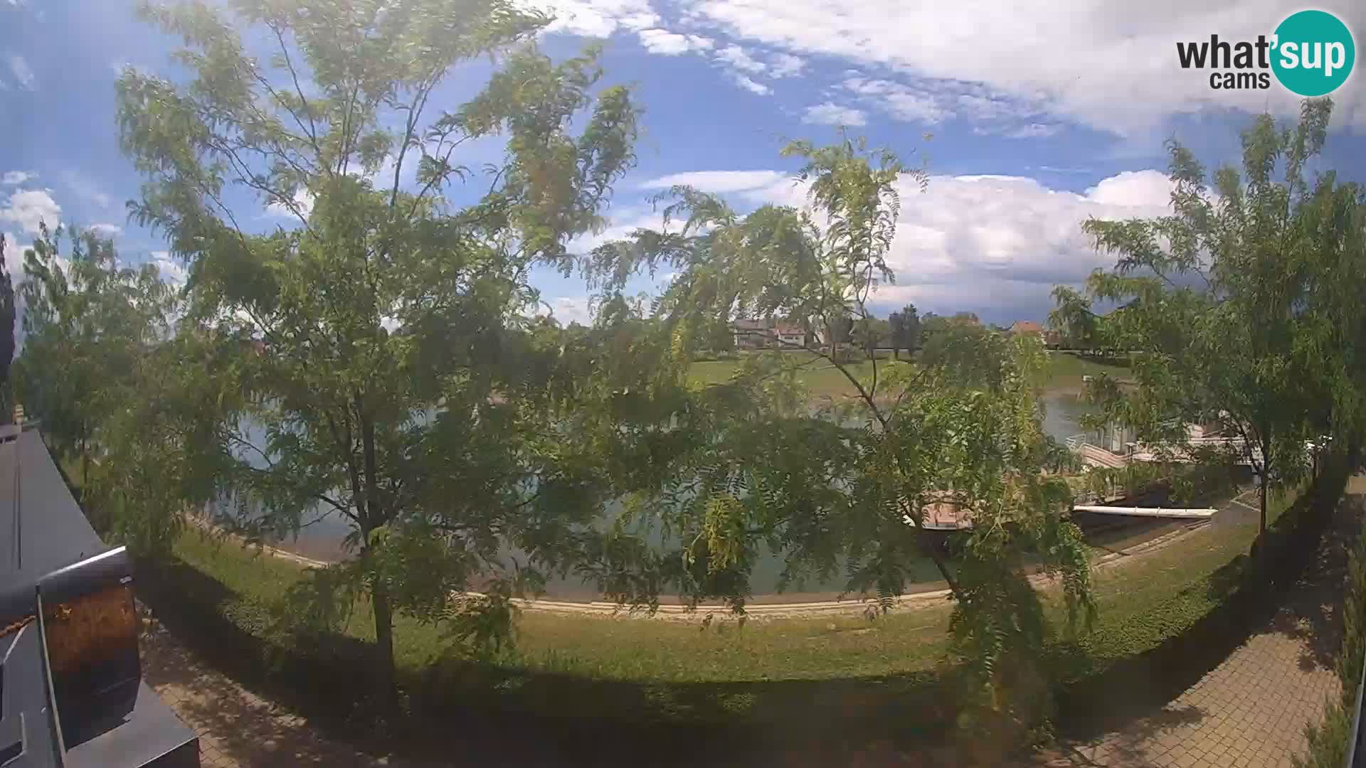 Sisak webcam en direct – vue sur la rivière Kolpa – Croatie