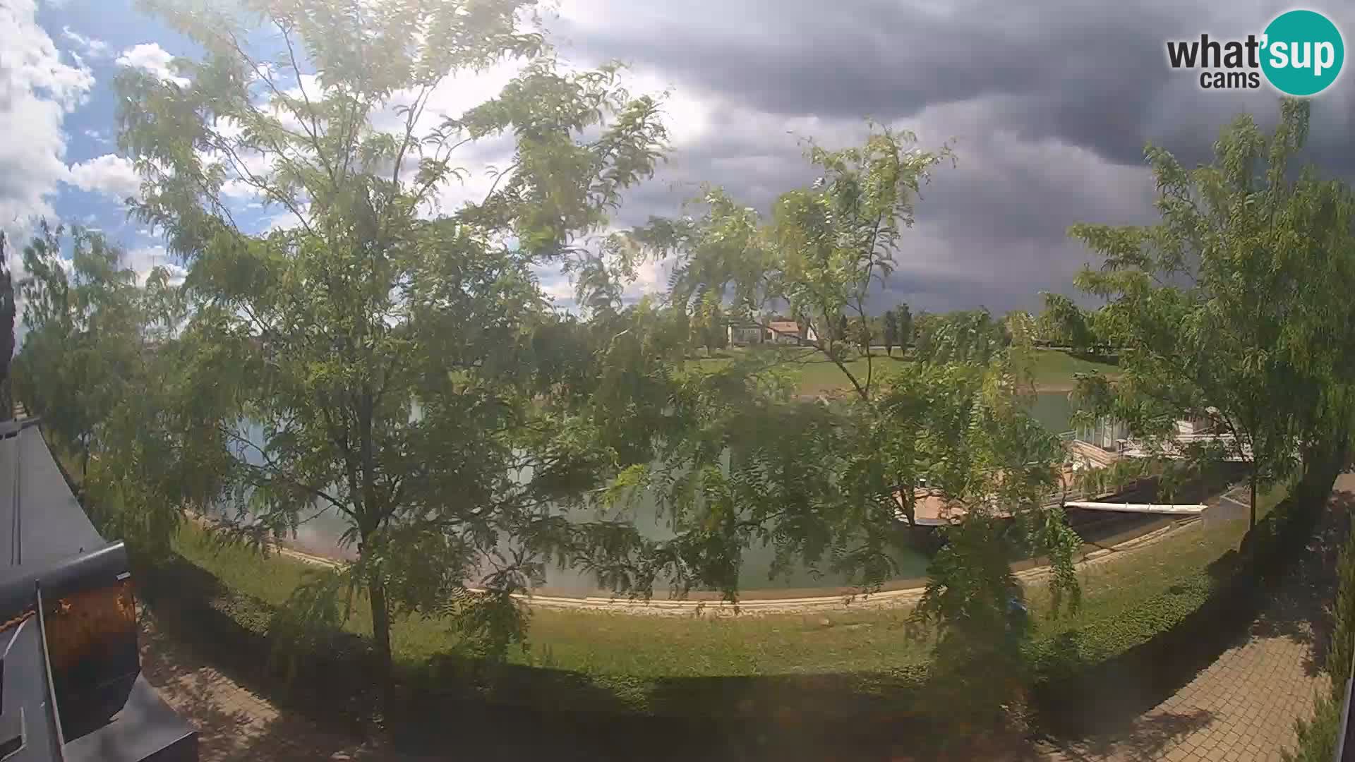 Sisak Live-Webcam Blick auf den Fluss Kolpa – Kroatien