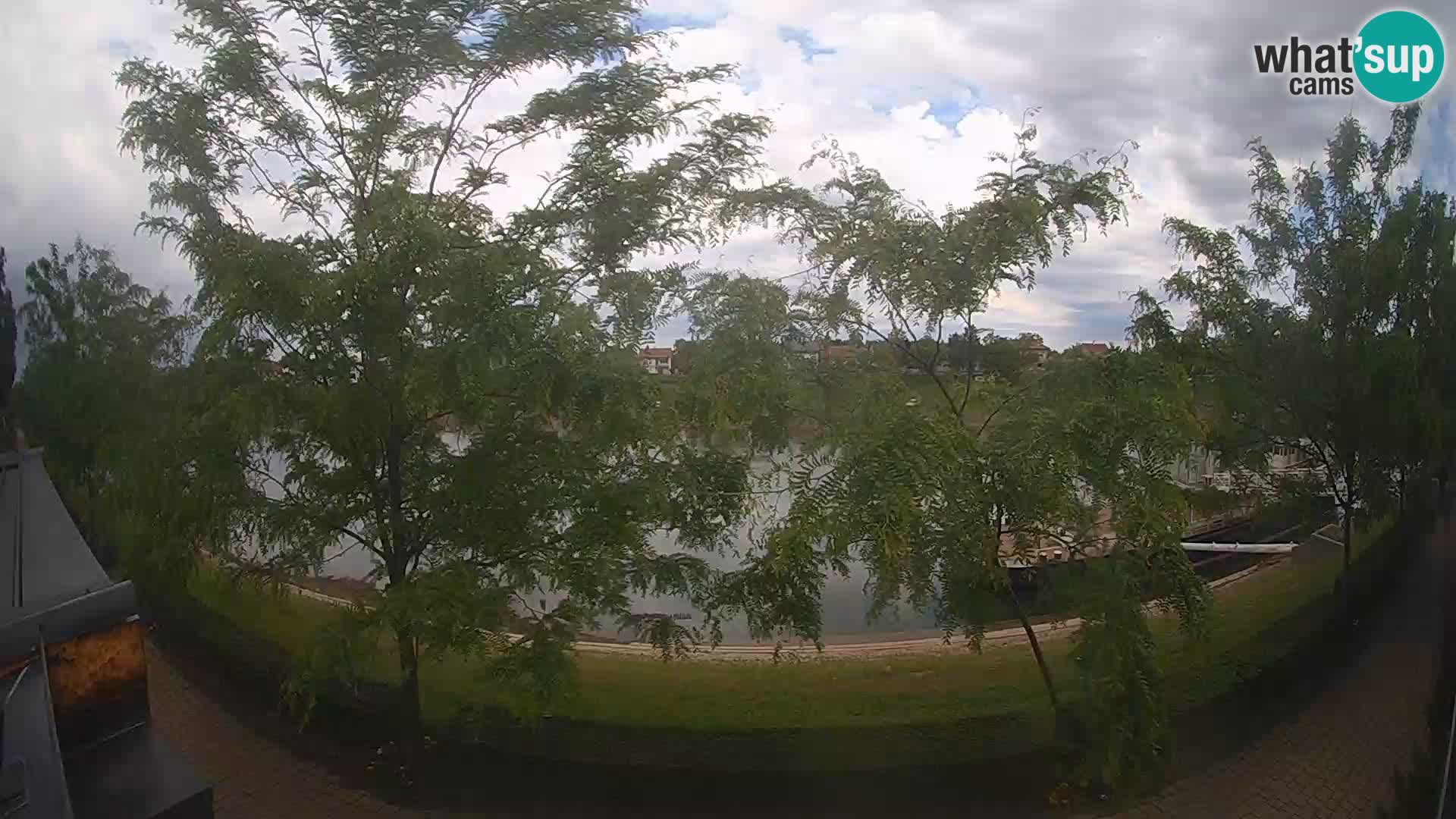 Sisak Live-Webcam Blick auf den Fluss Kolpa – Kroatien