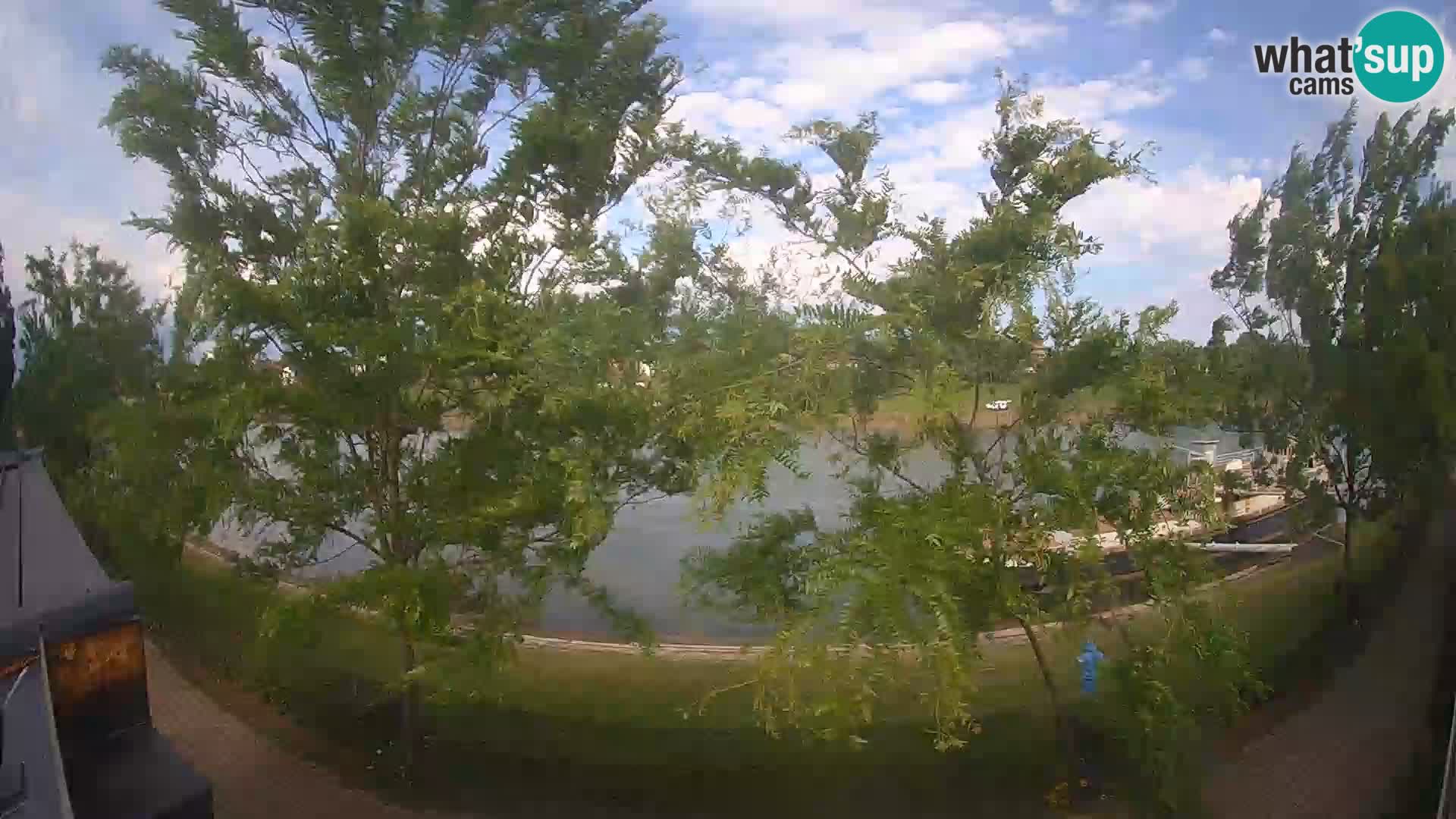 Sisak Live-Webcam Blick auf den Fluss Kolpa – Kroatien