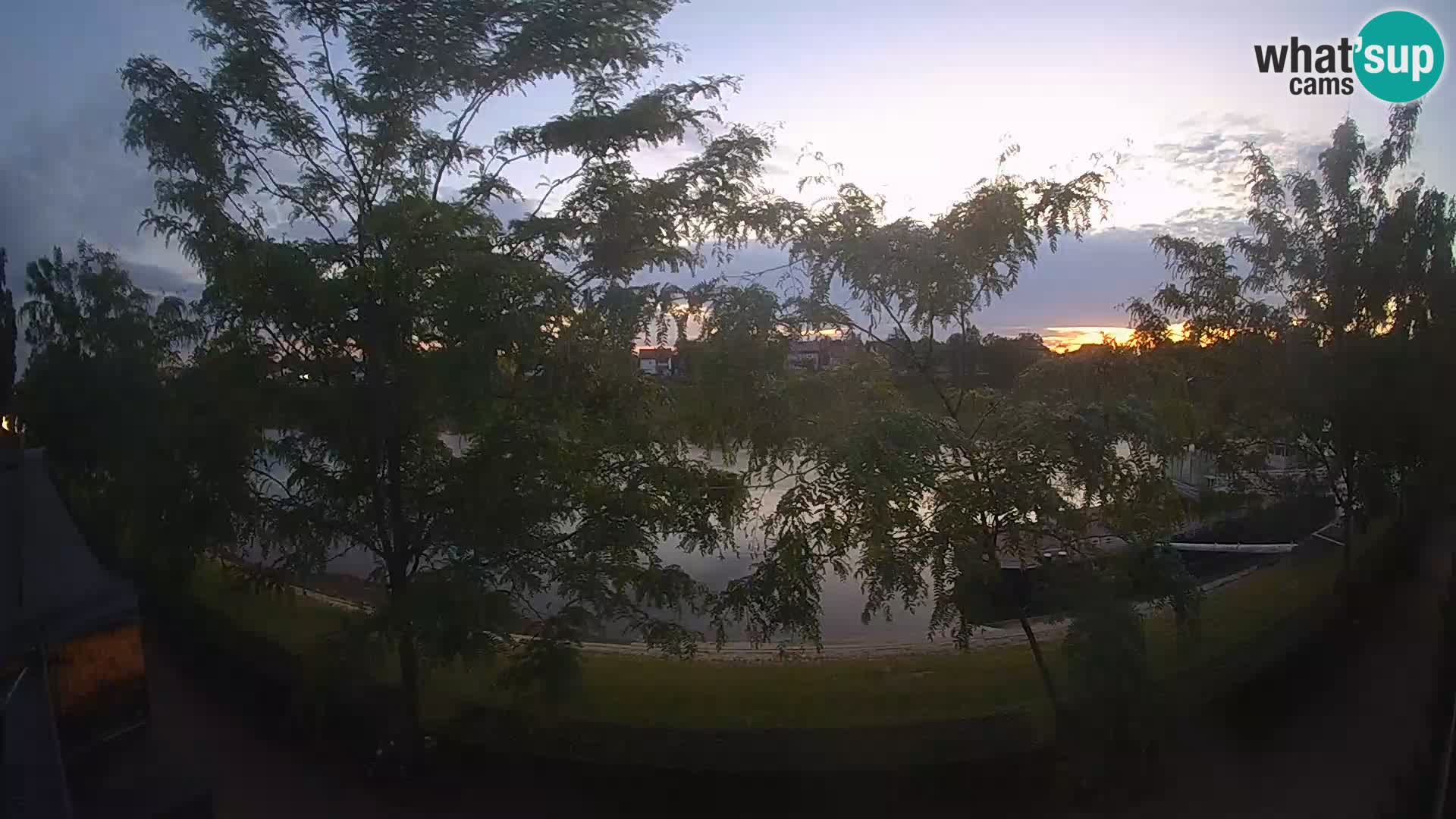 Sisak webcam en vivo Kolpa river view – Croacia