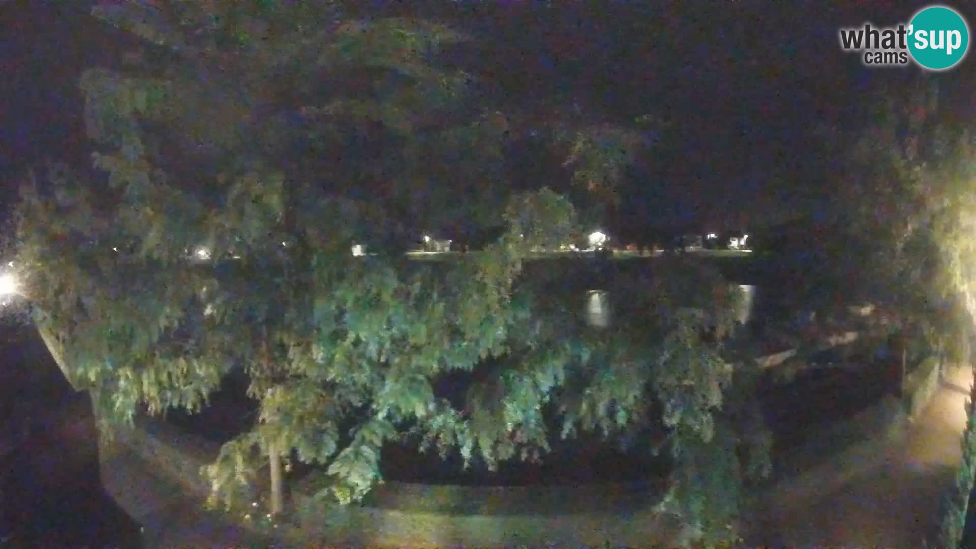 Sisak live webcam – vista sul fiume Kolpa – Croazia
