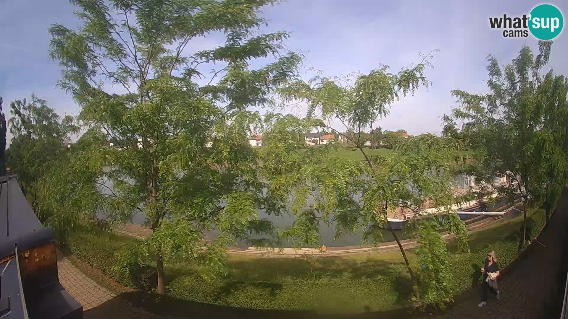 Sisak live webcam Kolpa river view – Croatia