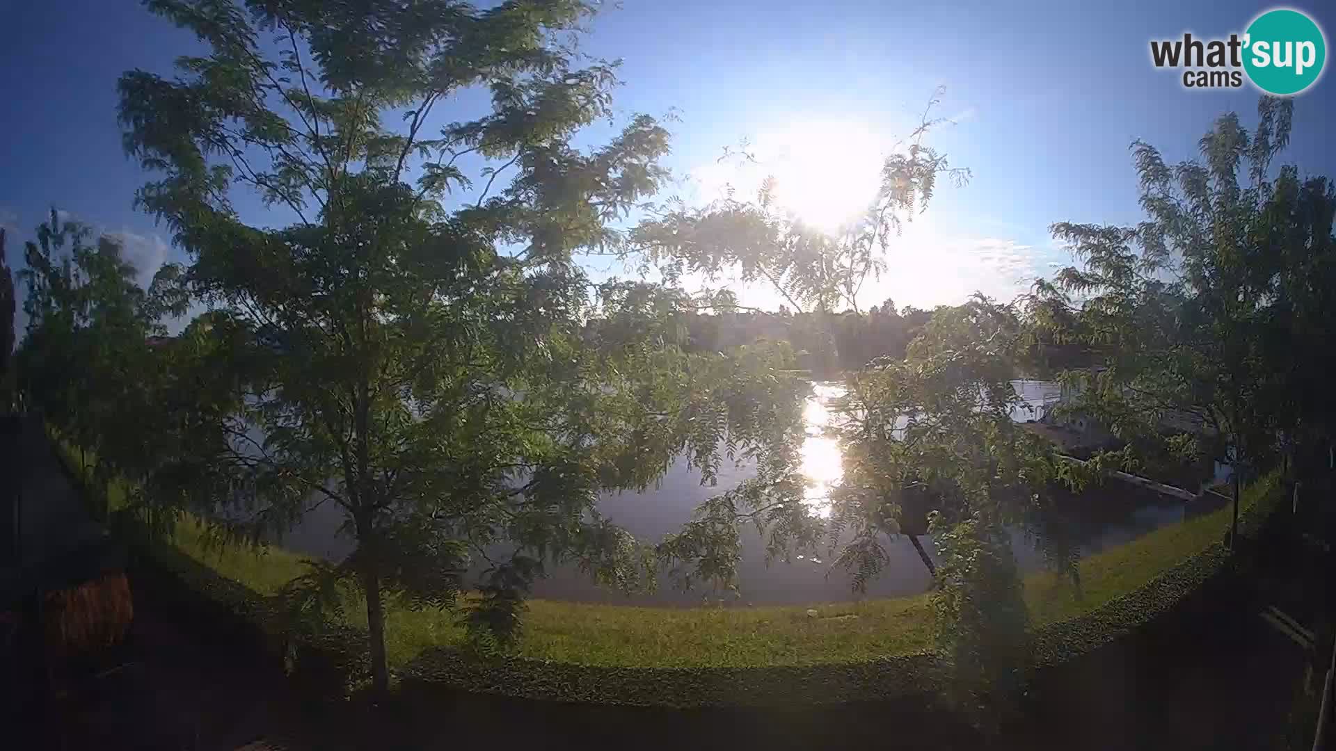 Sisak live webcam Kolpa river view – Croatia