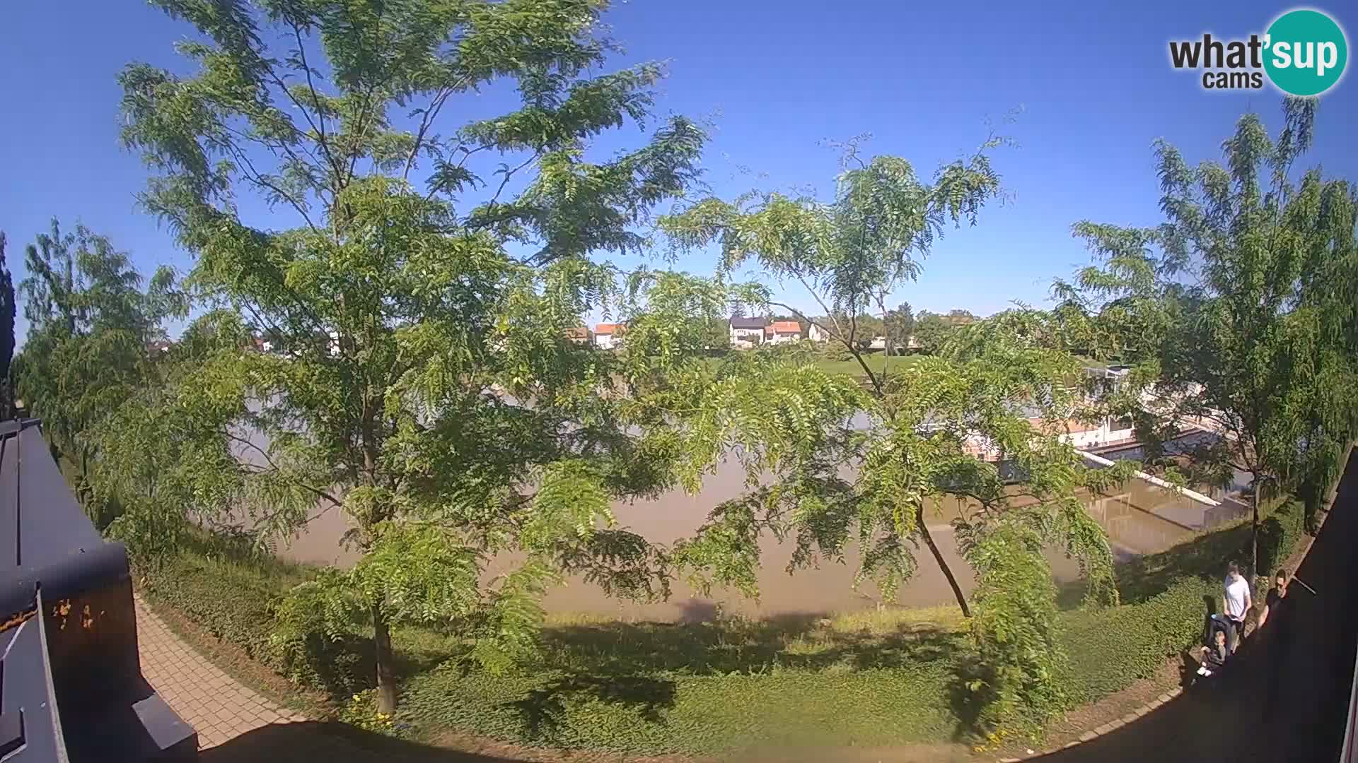 Sisak live webcam pogled na reku Kolpu