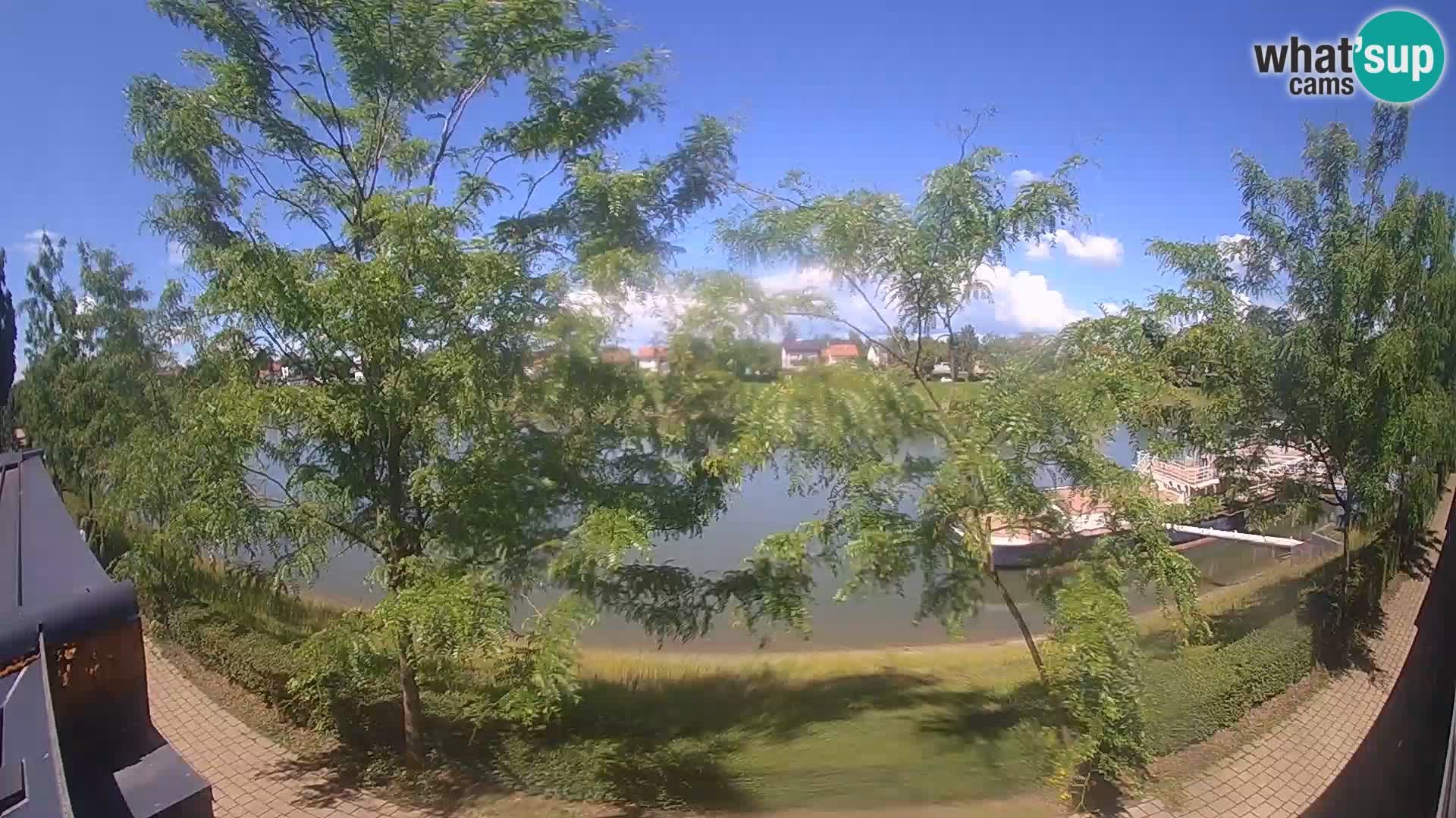 Sisak webcam en direct – vue sur la rivière Kolpa – Croatie