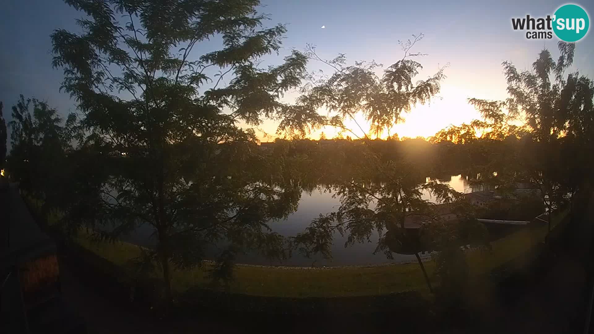 Sisak Live-Webcam Blick auf den Fluss Kolpa – Kroatien