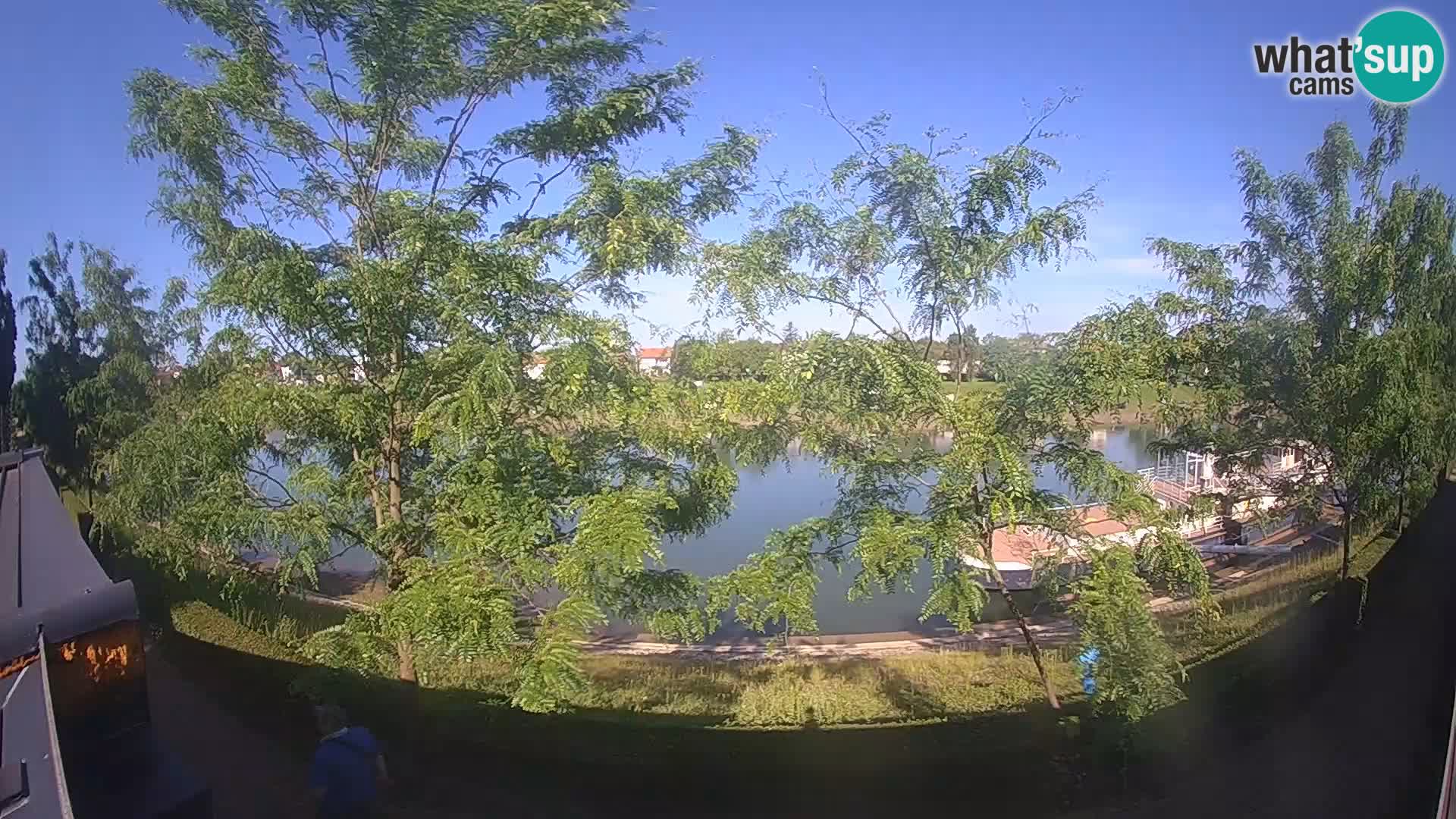 Sisak live webcam pogled na reku Kolpu