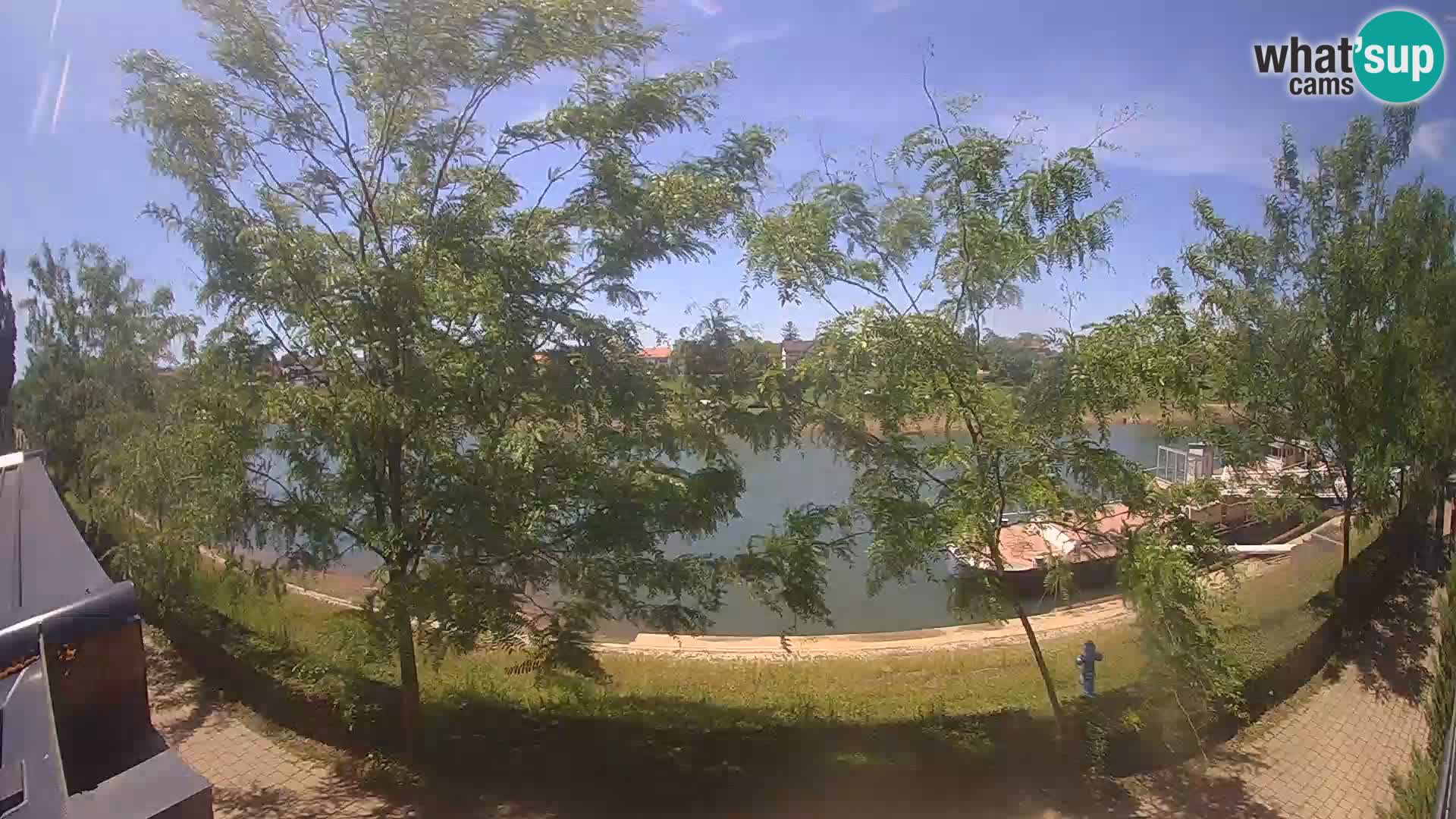 Sisak Live-Webcam Blick auf den Fluss Kolpa – Kroatien