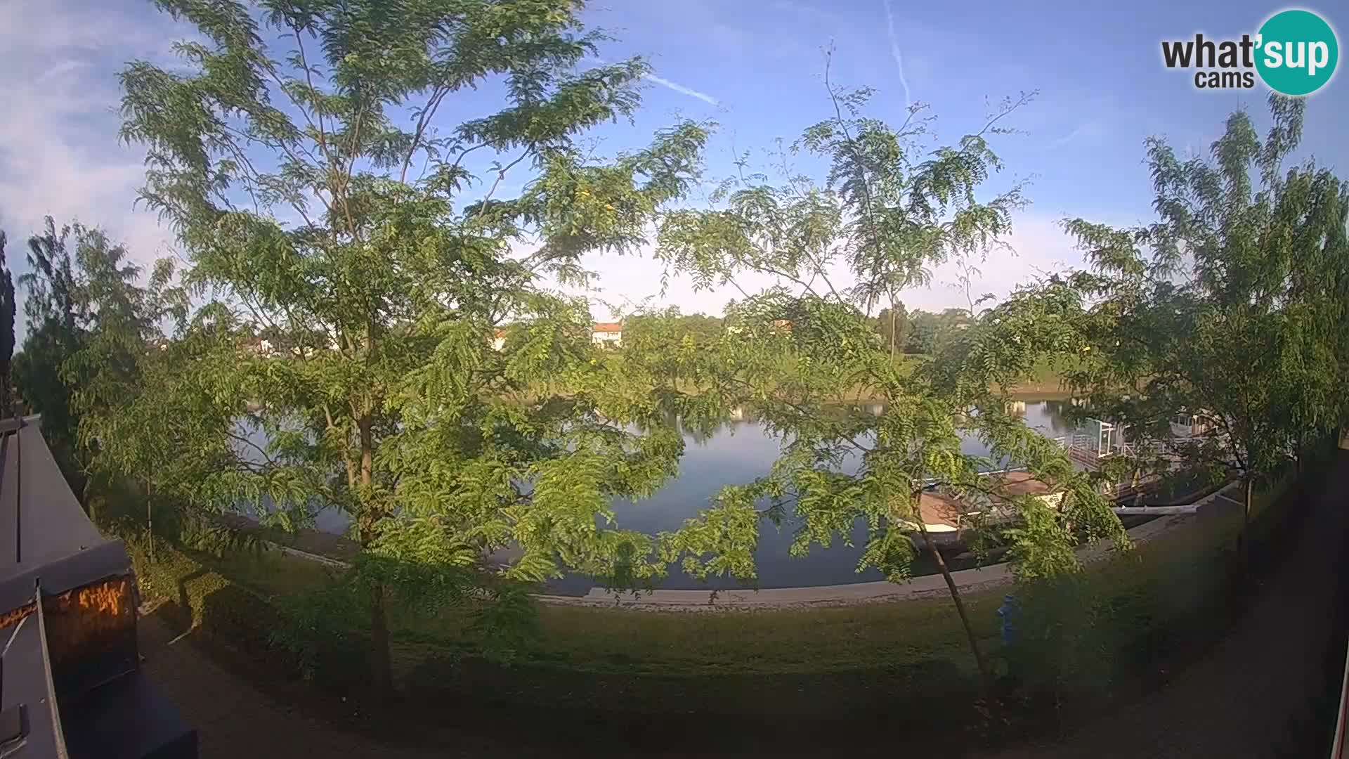 Sisak live webcam pogled na reku Kolpu
