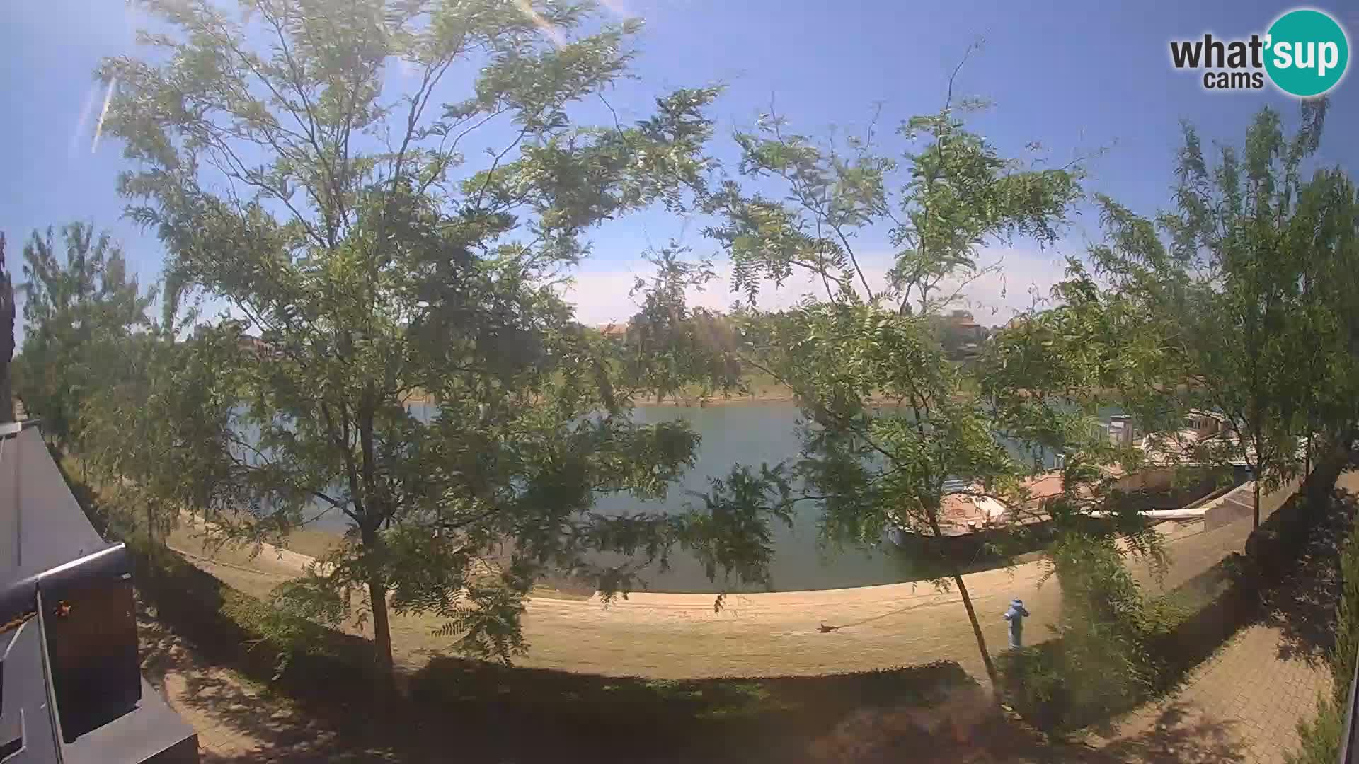 Sisak Live-Webcam Blick auf den Fluss Kolpa – Kroatien