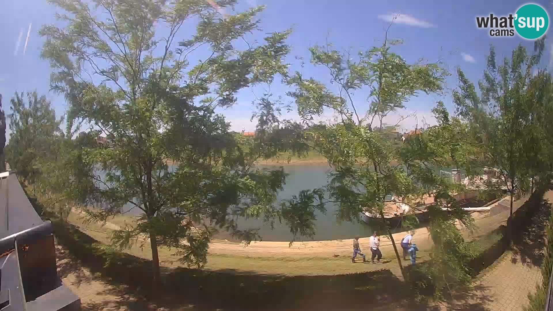 Sisak live webcam pogled na reku Kolpu