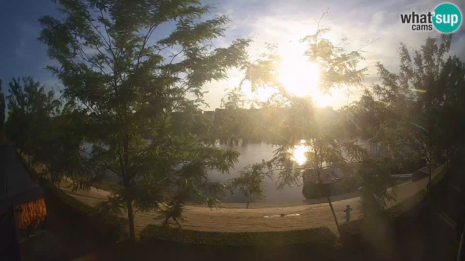 Sisak webcam en direct – vue sur la rivière Kolpa – Croatie