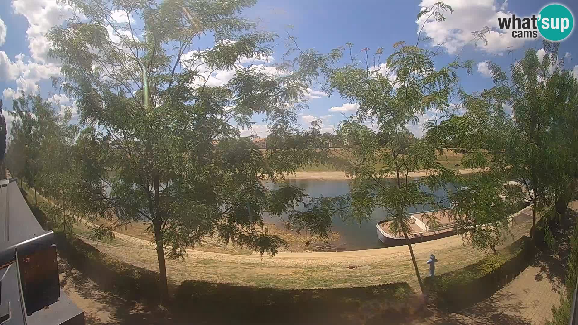Sisak live webcam Kolpa river view – Croatia