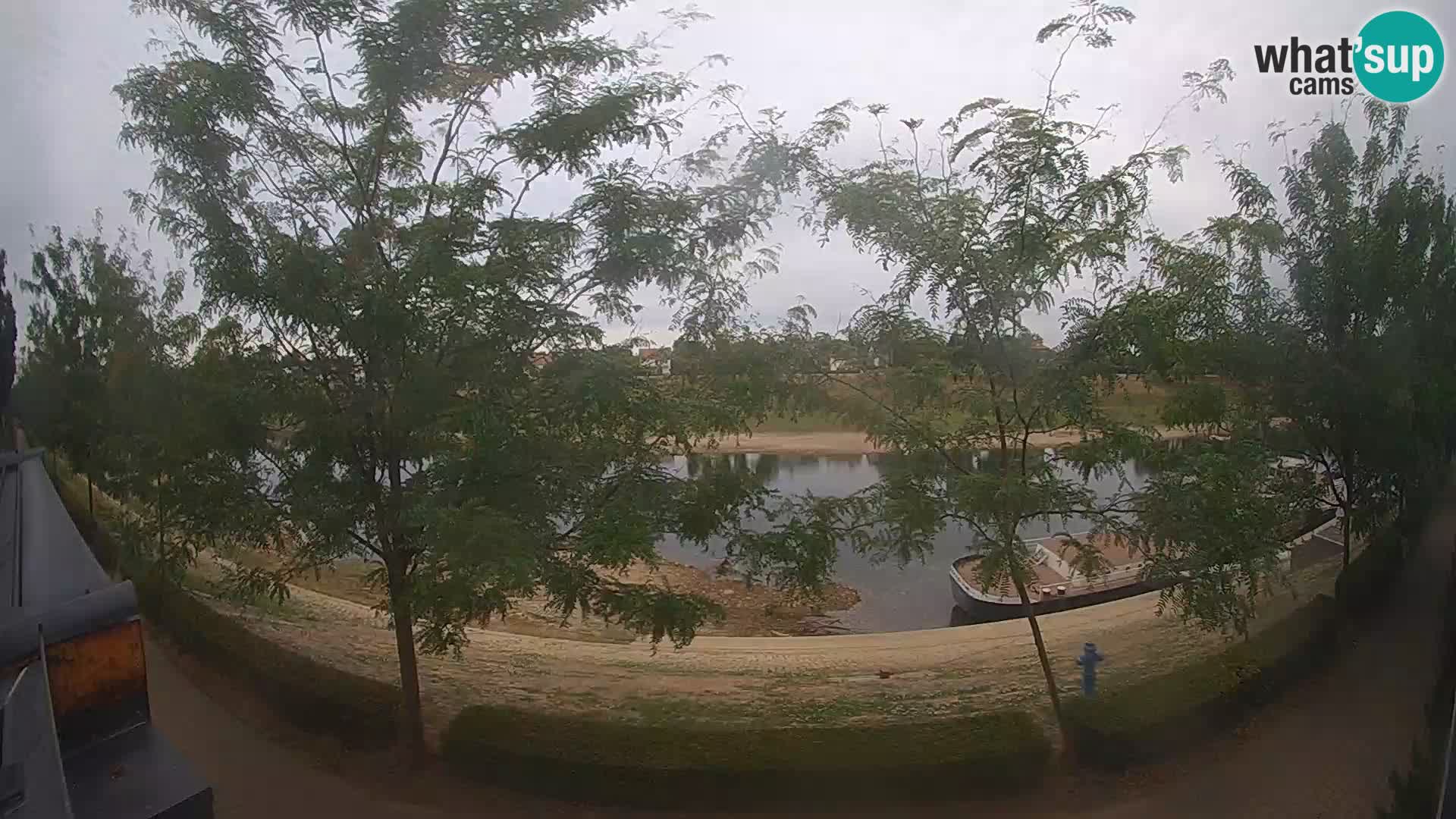 Sisak webcam en vivo Kolpa river view – Croacia