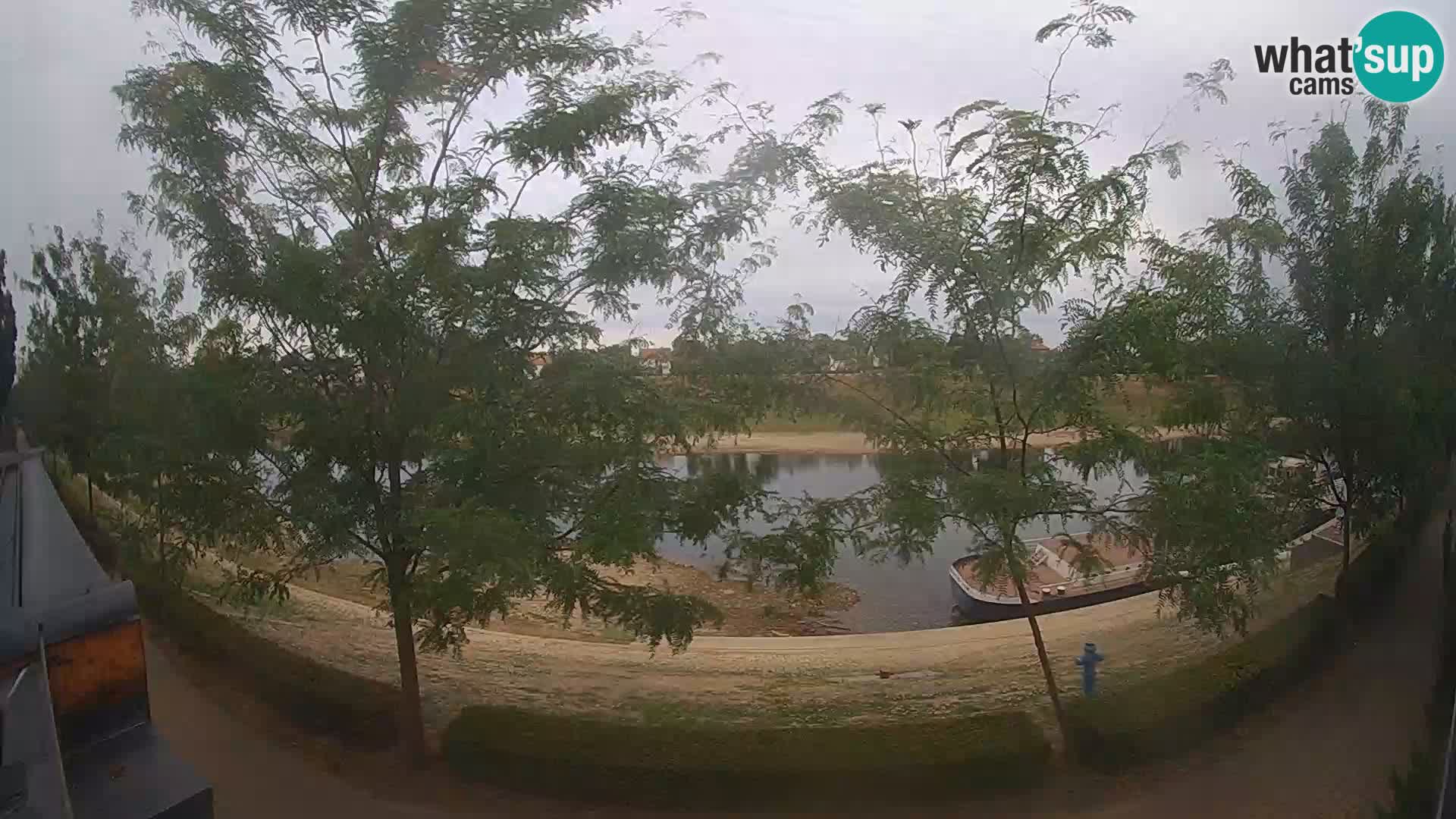 Sisak live webcam Kolpa river view – Croatia